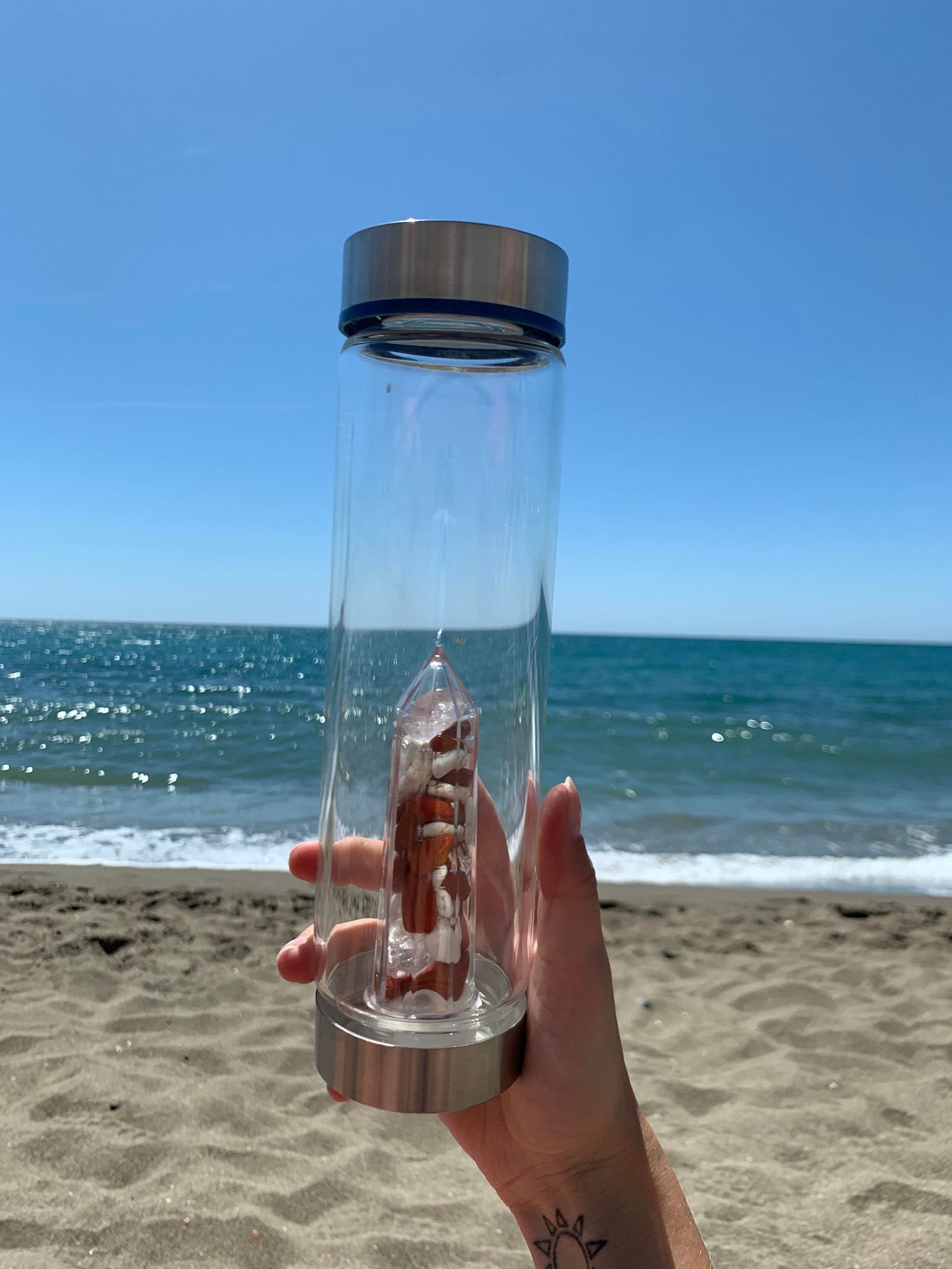 Vitality Glass Crystal Bottle