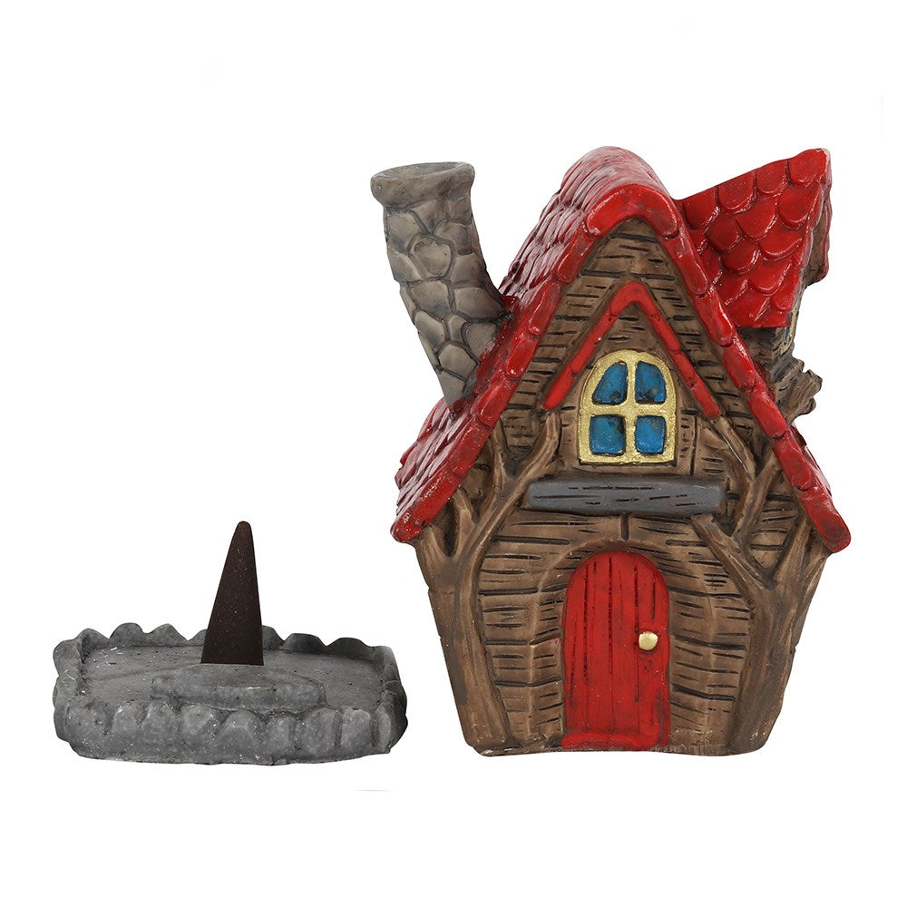 Red Fairy Home Incense Cone Holder