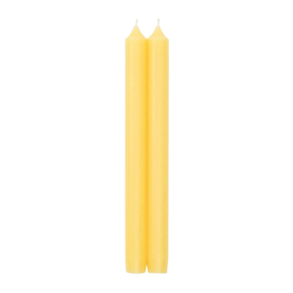 Yellow Rustic Candle