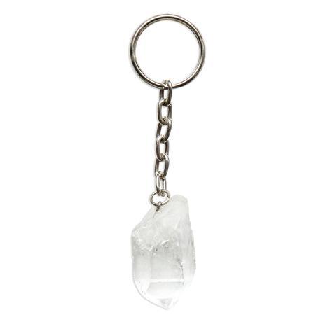 Clear Quartz Keyring