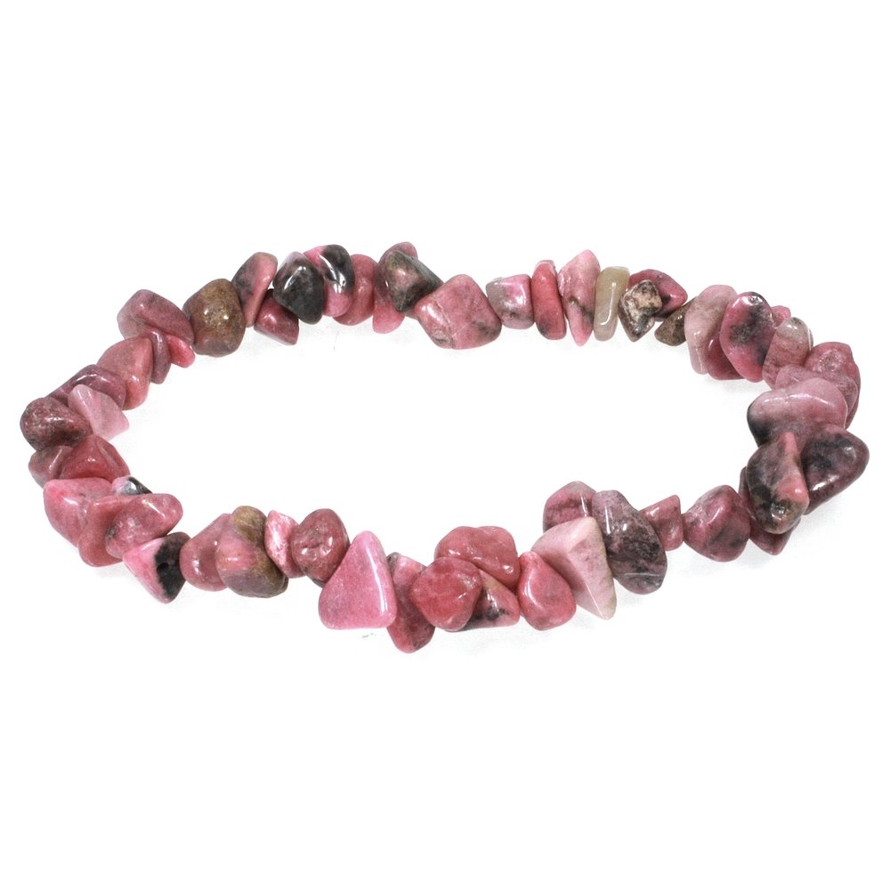 Rhodonite Chip Bracelet