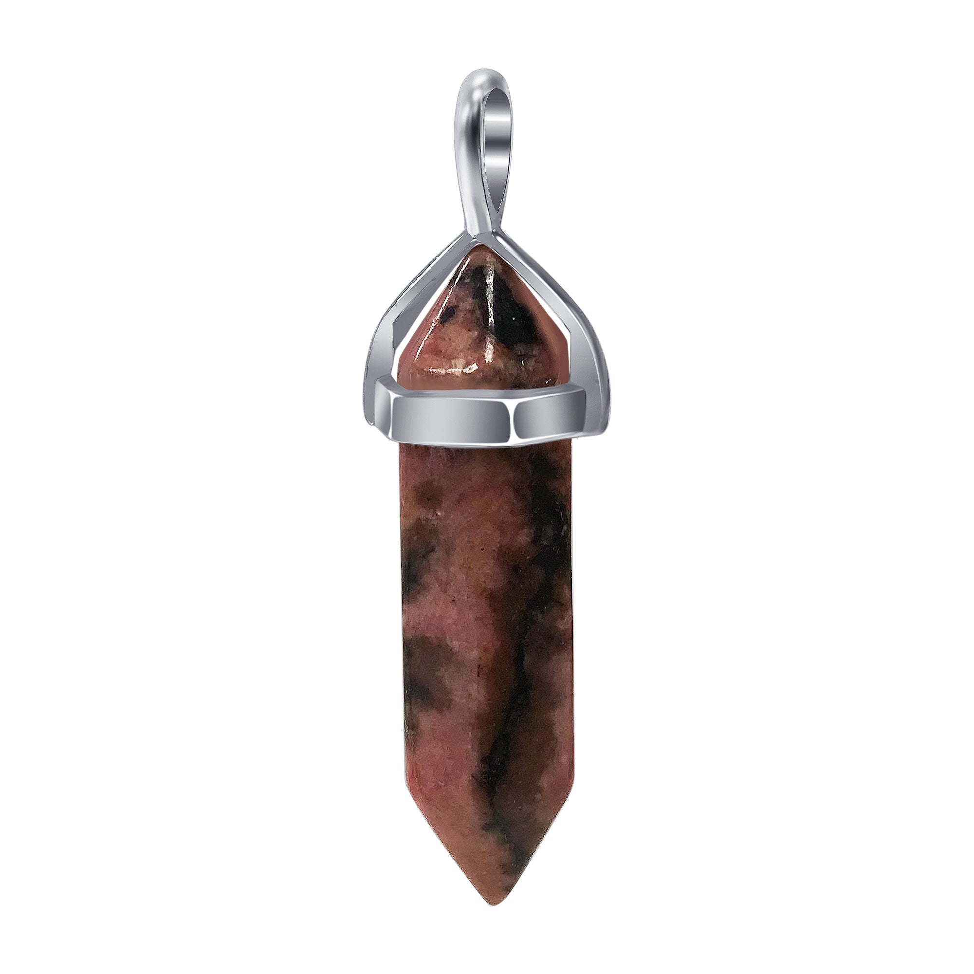 Rhodonite Point Pendant