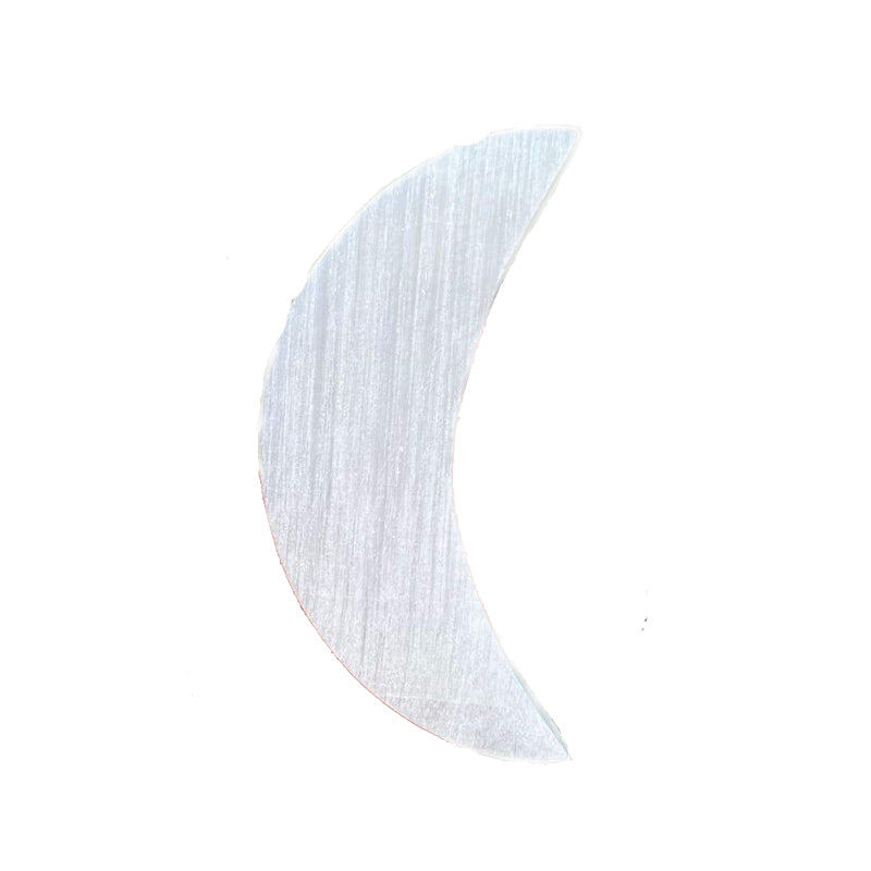 Selenite Crescent Moon