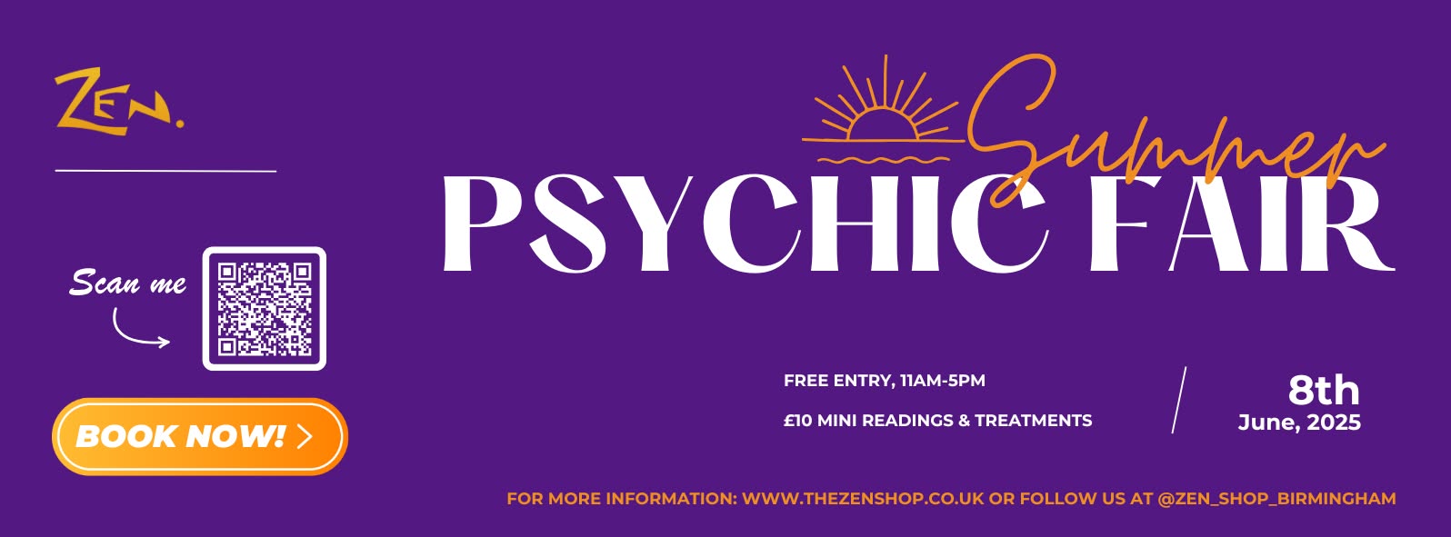08/06/2025 - Zens Summer Psychic Fair!