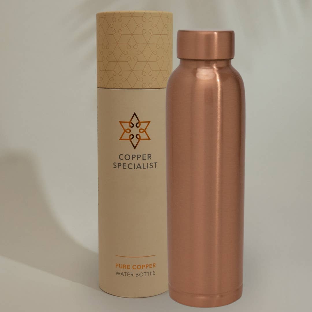 Pure Copper Water Bottle (Smooth, 950 ml)