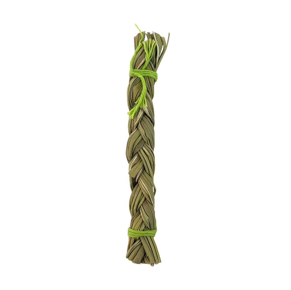 Braided Sweet Grass Smudge (4-inch)