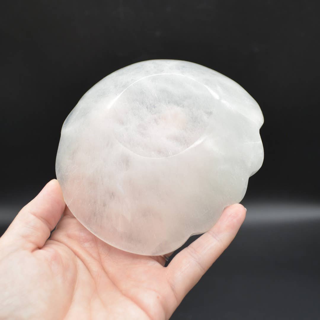 Selenite Shell Bowl