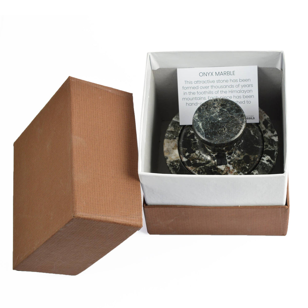 Black Marble Mushroom Pestle & Mortar
