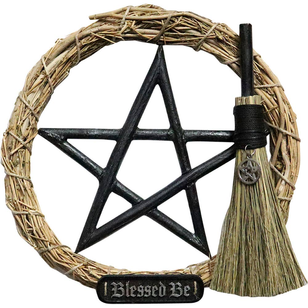 Protection Wreath with Broom