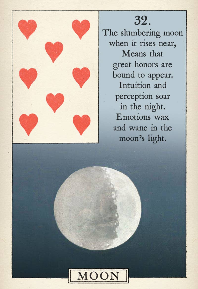 Blue Bird Lenormand Cards (Pocket Deck)