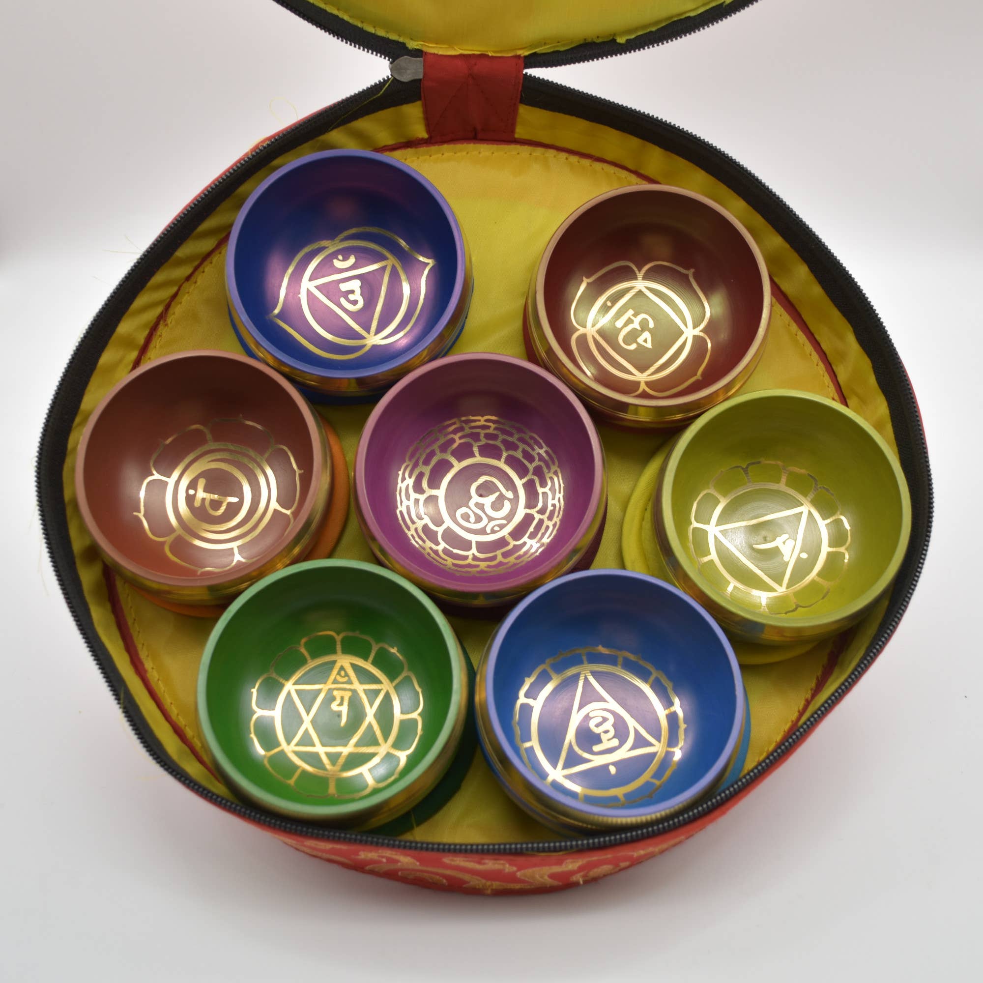 7 Chakra Singing Bowls Meditation Bowls Set