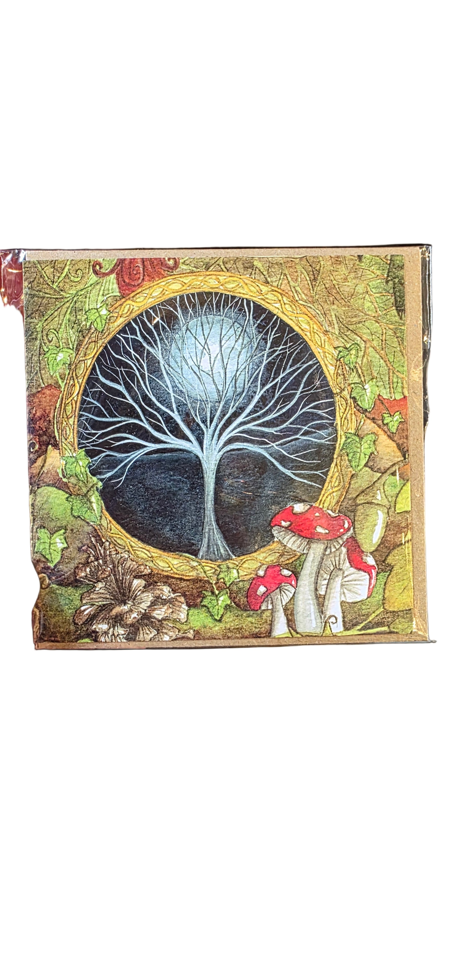 Mushroom Tree of Life Card