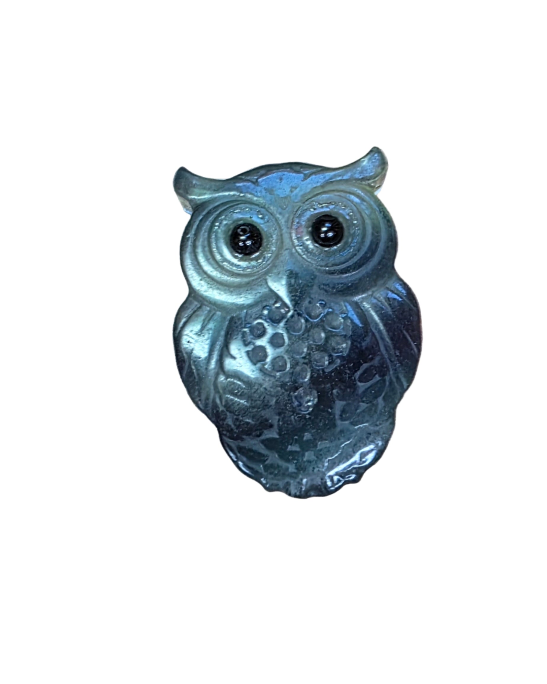 Rainbow Fluorite Owls