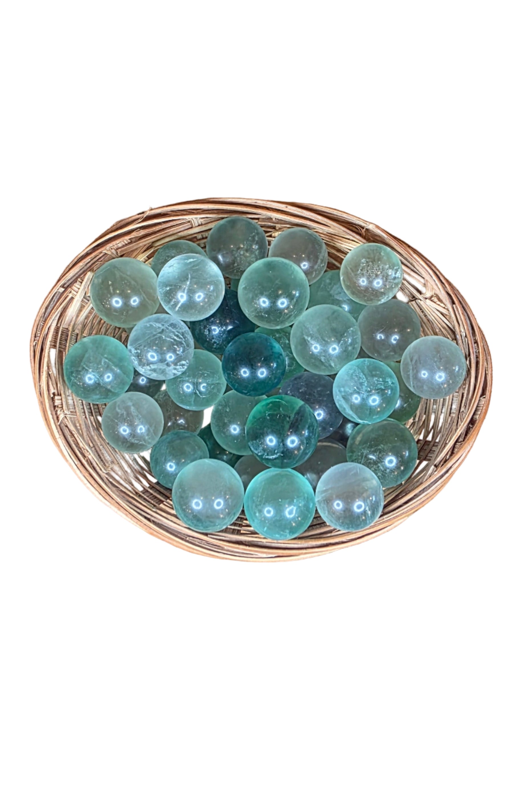 Green Fluorite Crystal Sphere (Small)