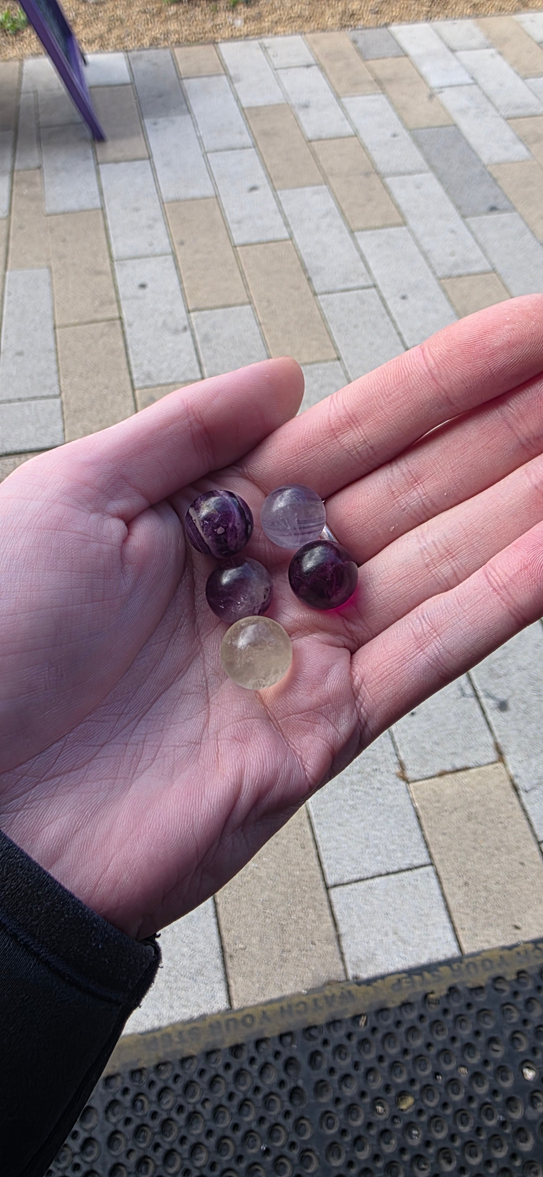 Rainbow Fluorite Crystal Sphere (Small)
