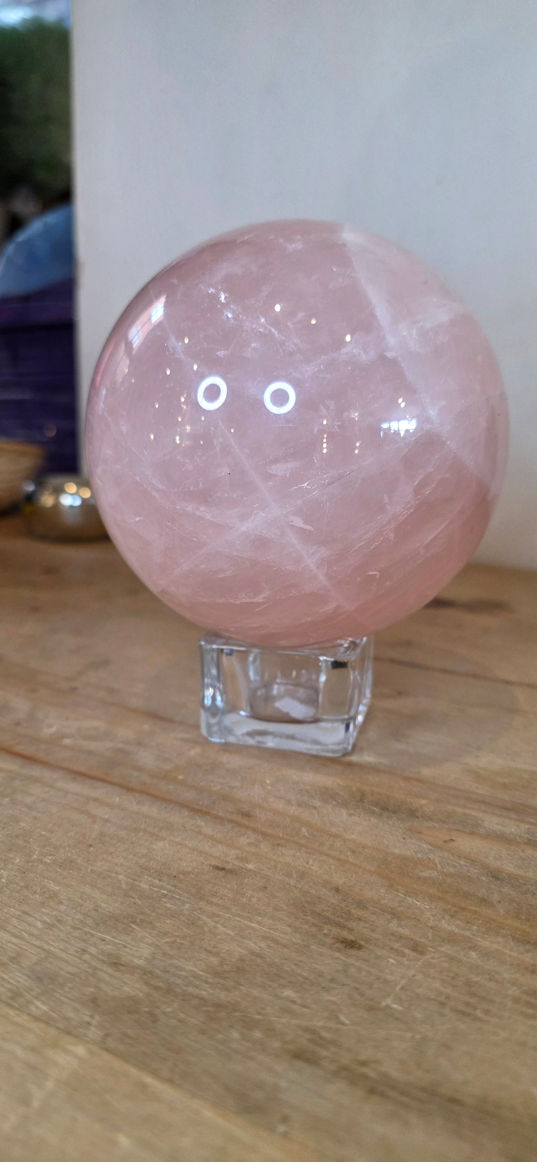 Large Rose Quartz Sphere