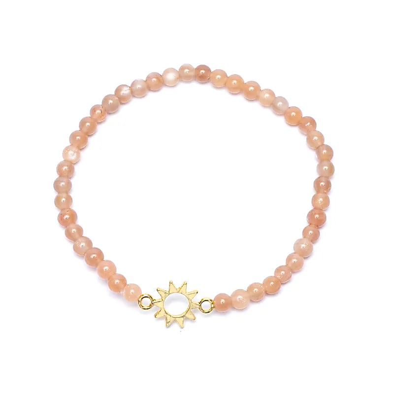 Sunstone Sun Charm Bracelet