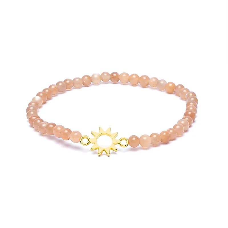 Sunstone Sun Charm Bracelet