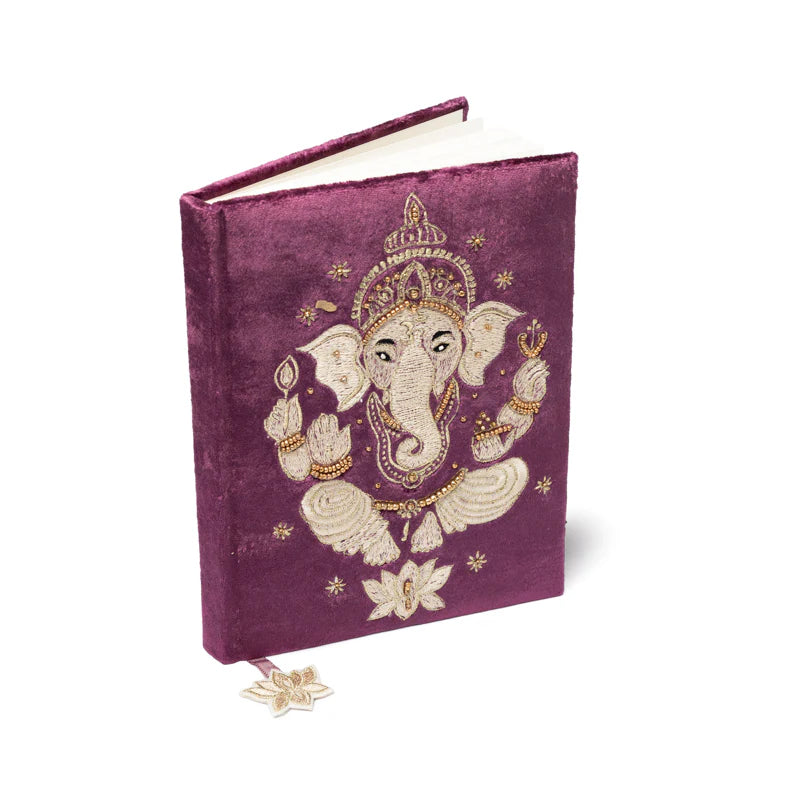 Ganesh Velvet Notebook