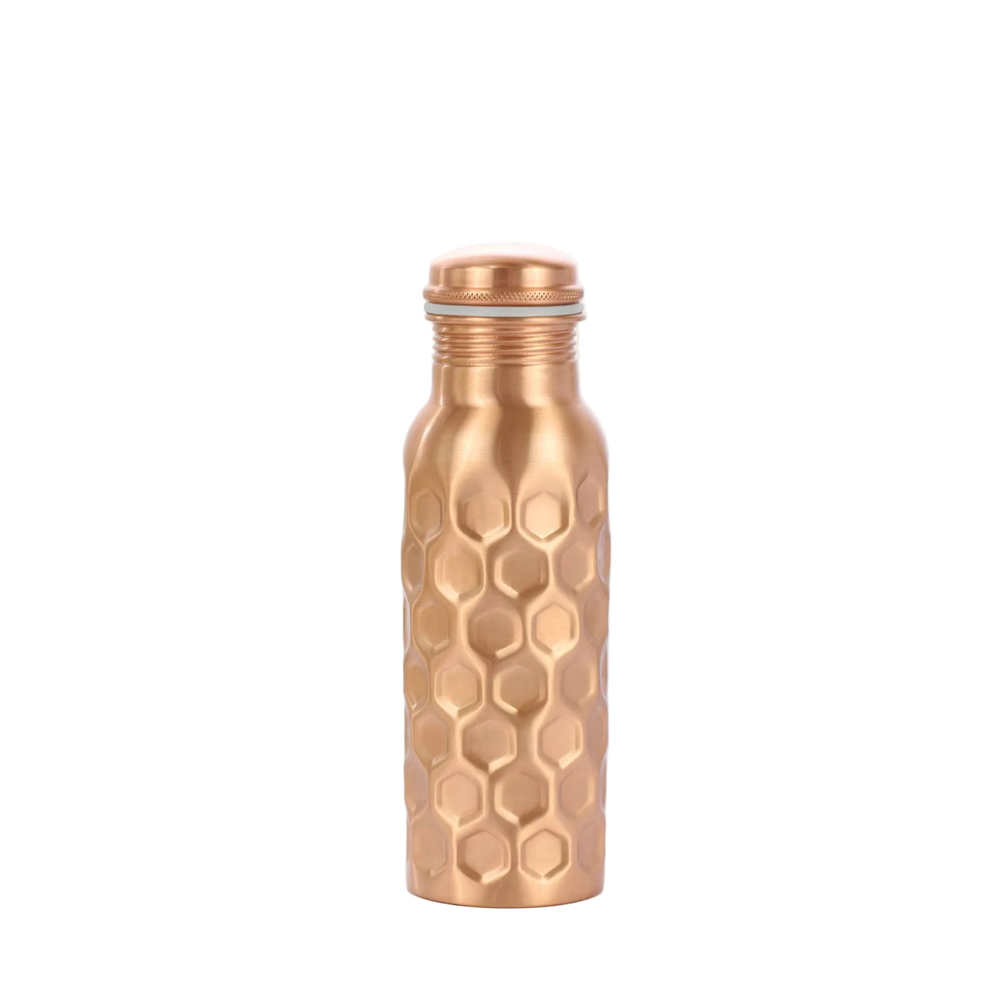 Diamond Hammered Copper Bottle (700ml)