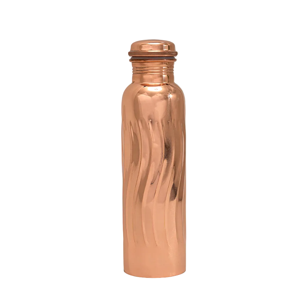 Pure Copper Water Bottle (Wave 950 ml)