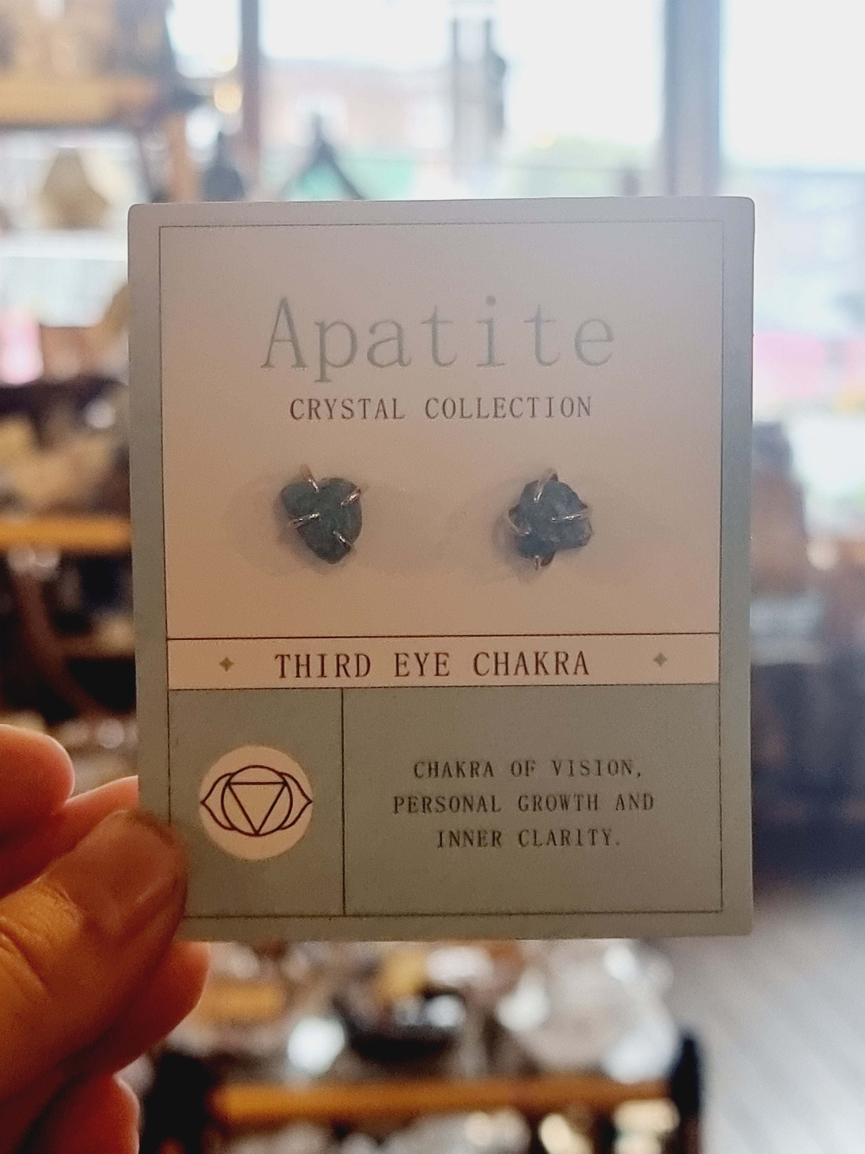 Apatite Third Eye Earrings