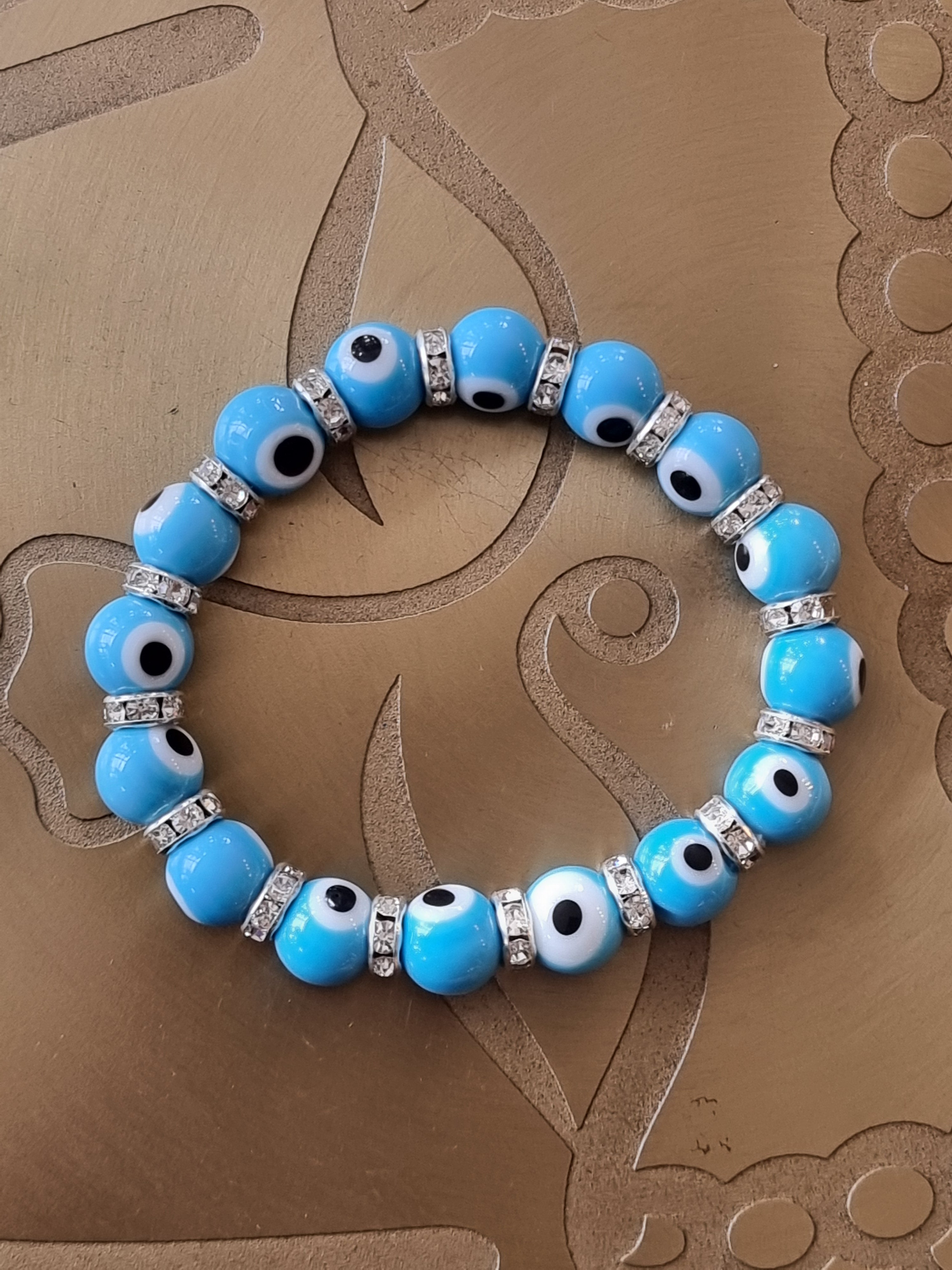 All Seeing Eye Bracelet (Light Blue)