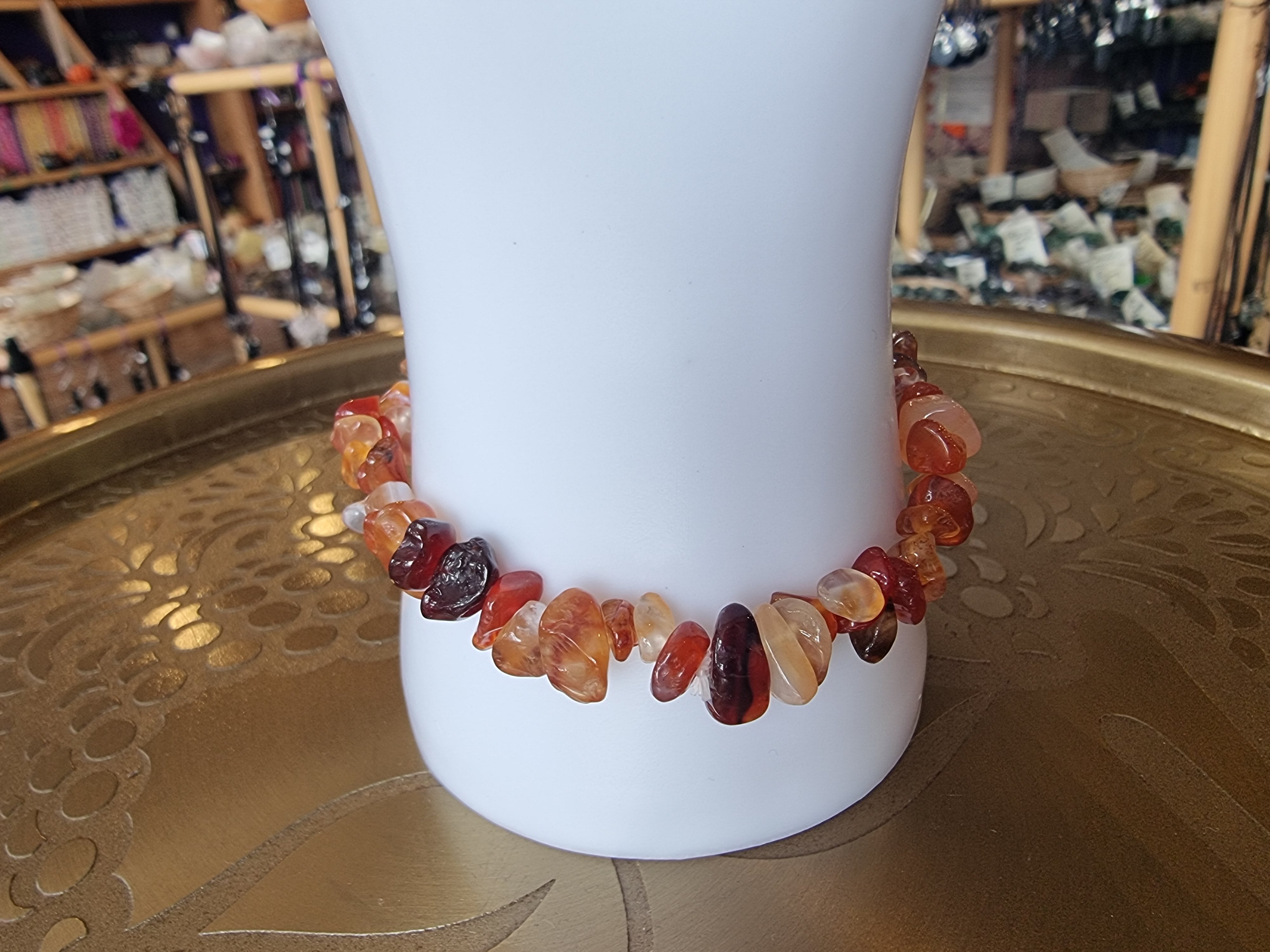 Carnelian Chip Bracelets