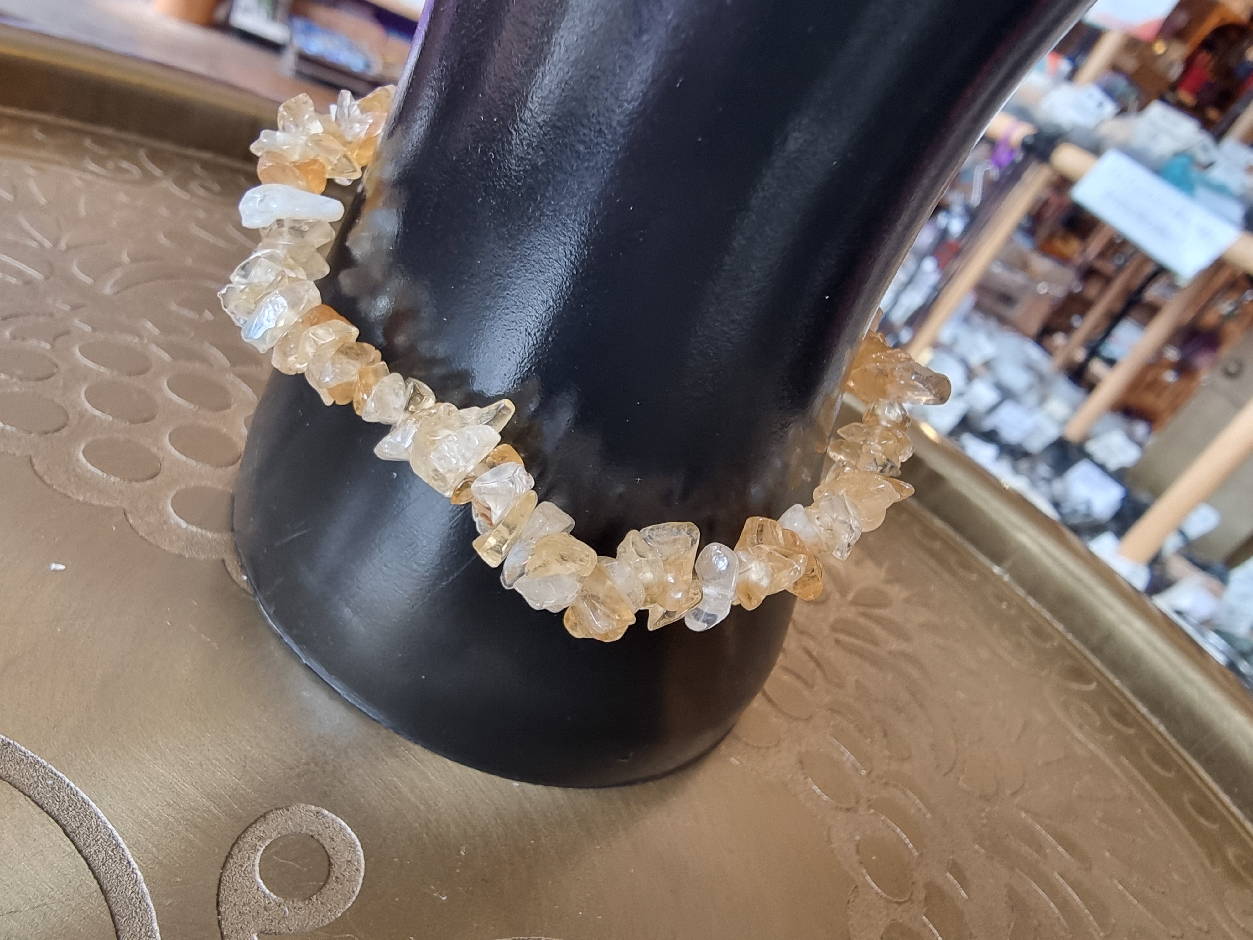 Citrine Chip Bracelet