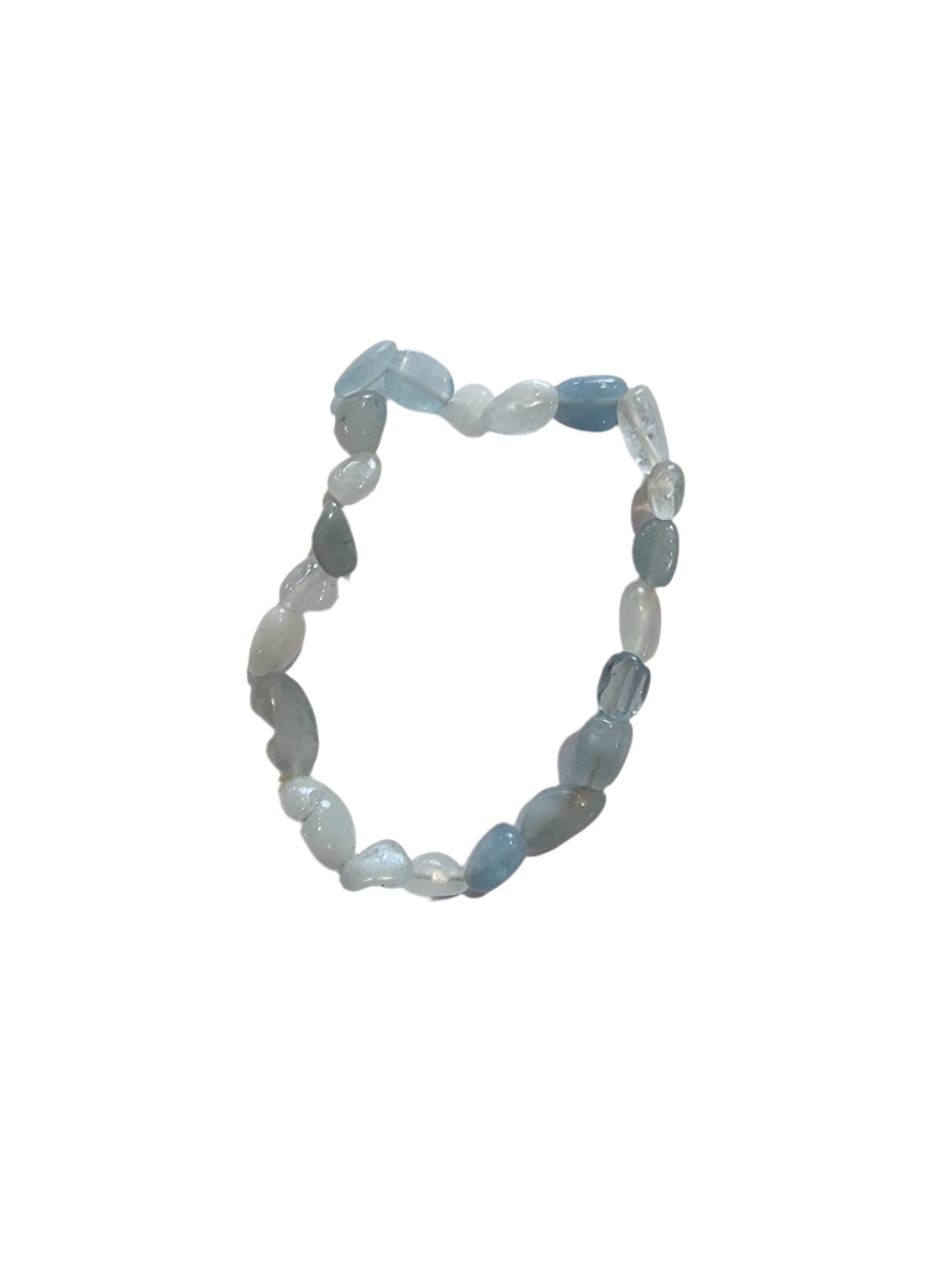 Aquamarine Beaded Bracelet