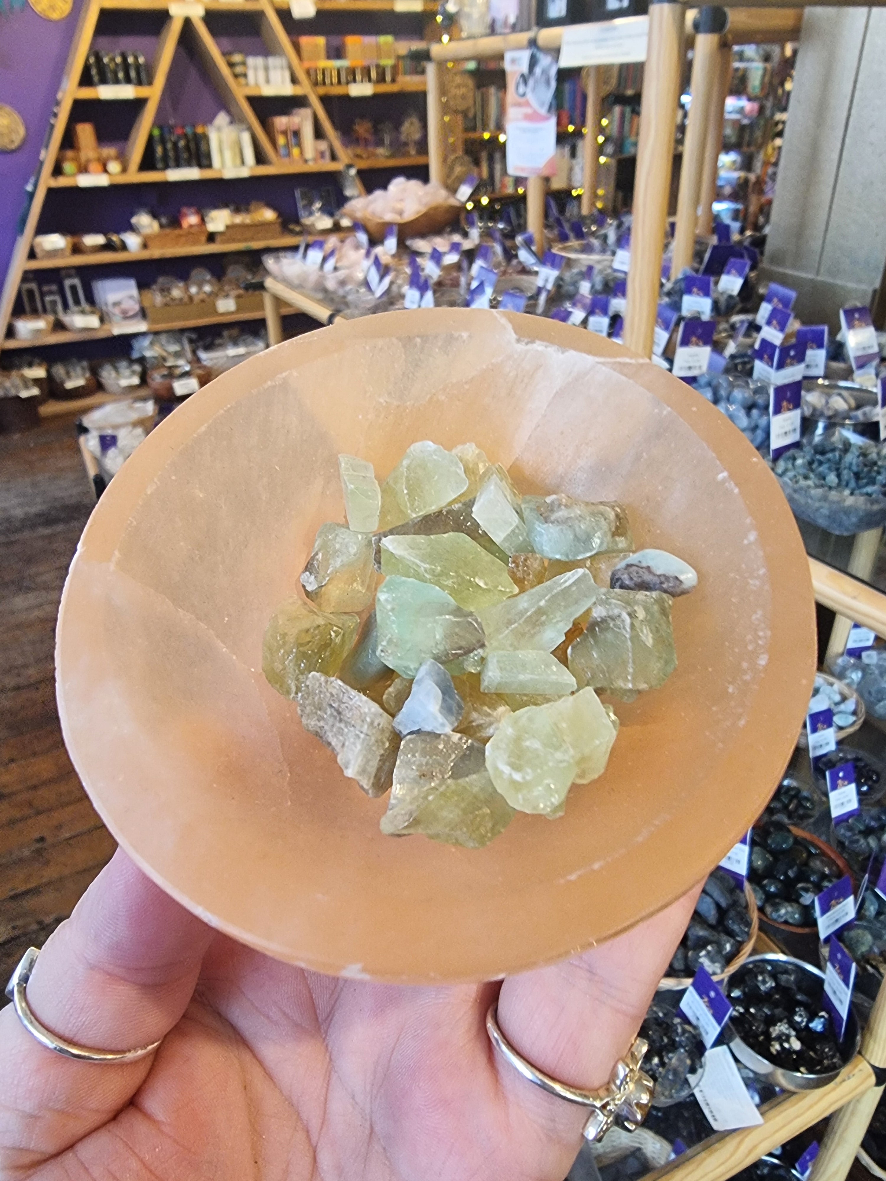 Orange Selenite Bowl