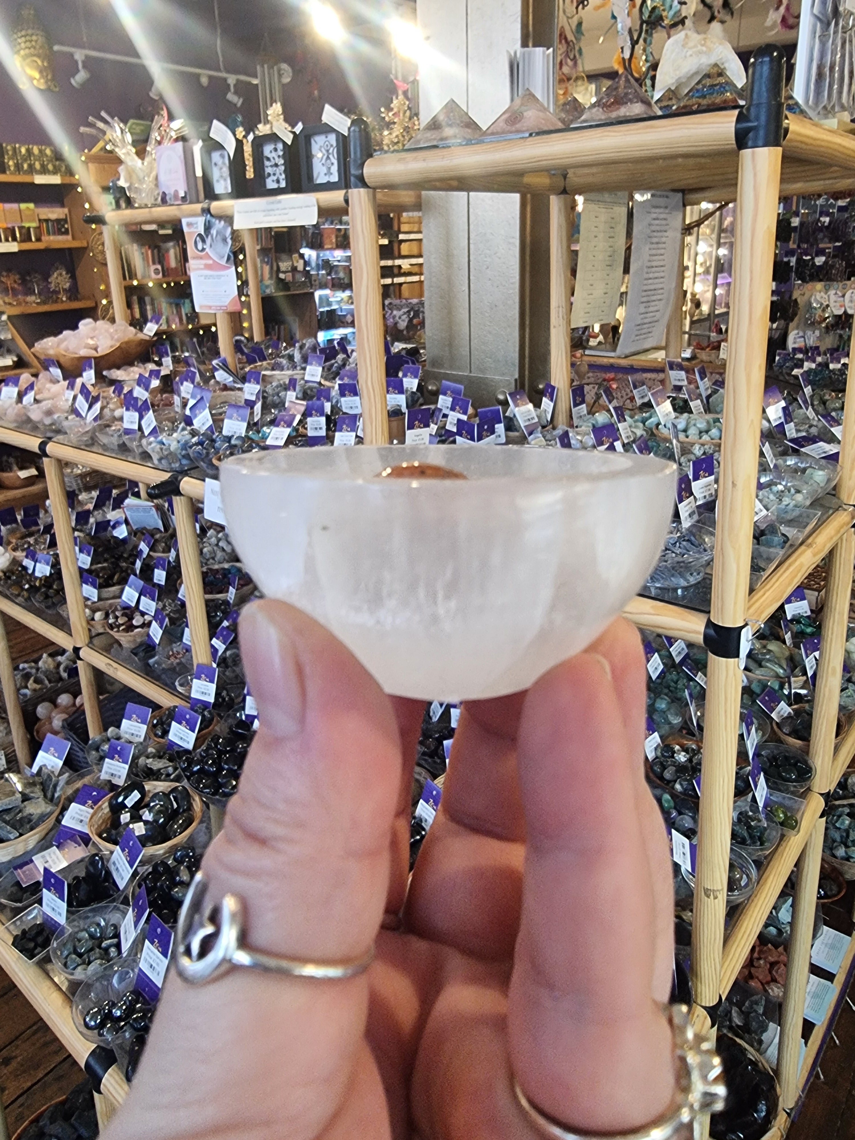 Selenite Round Bowl (Small)