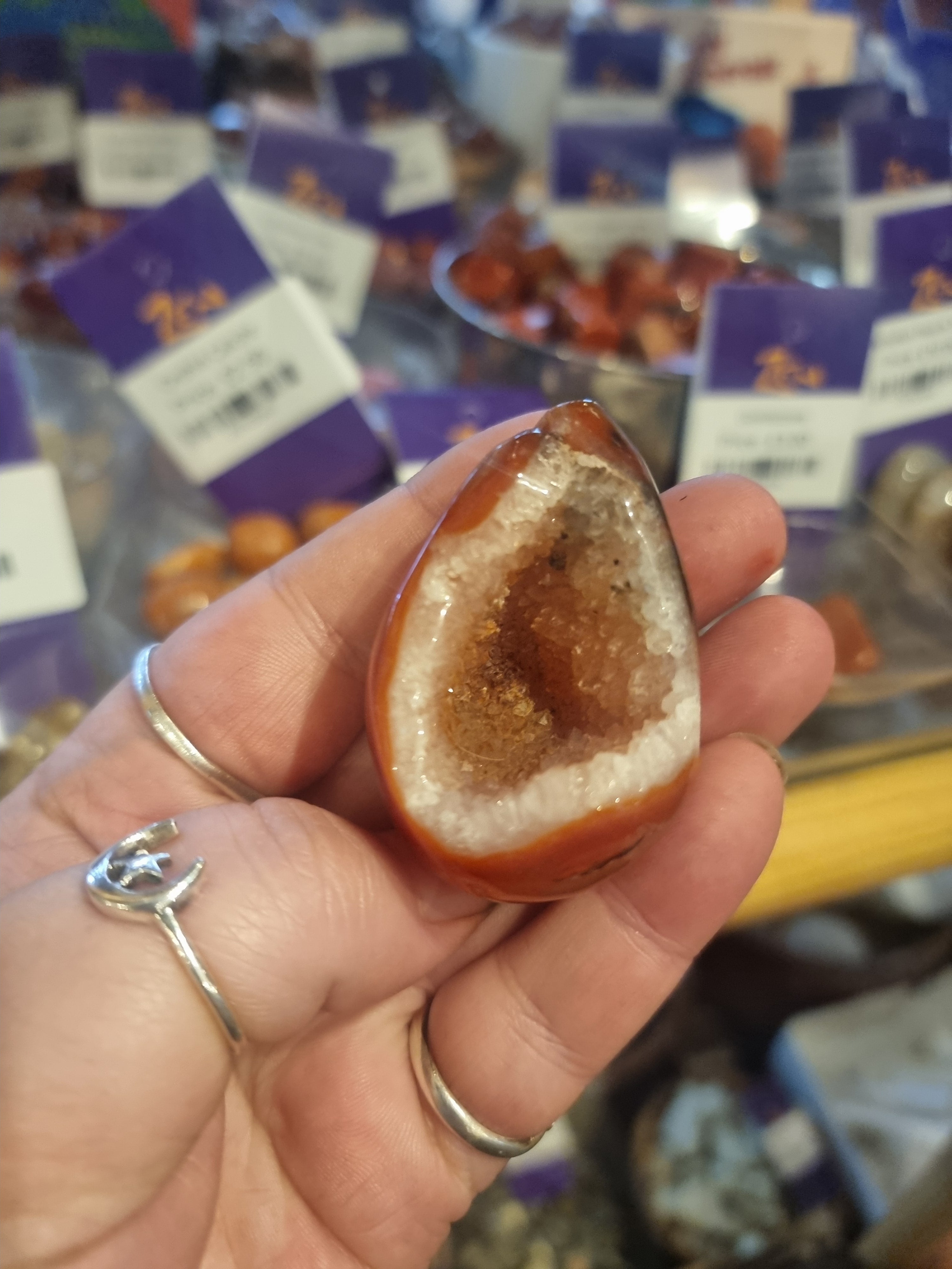 Carnelian Mini Geodes