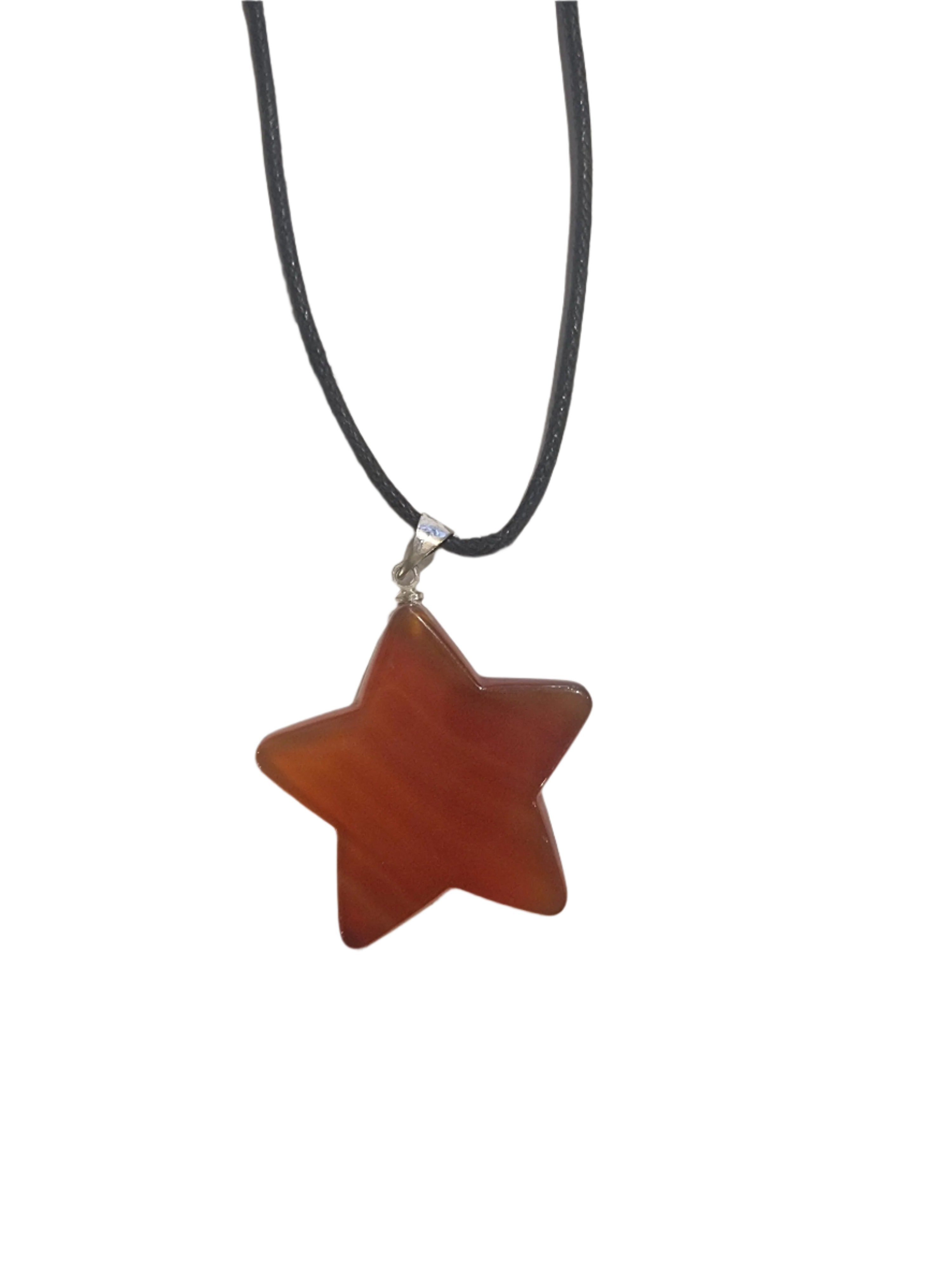 Carnelian Star Pendant