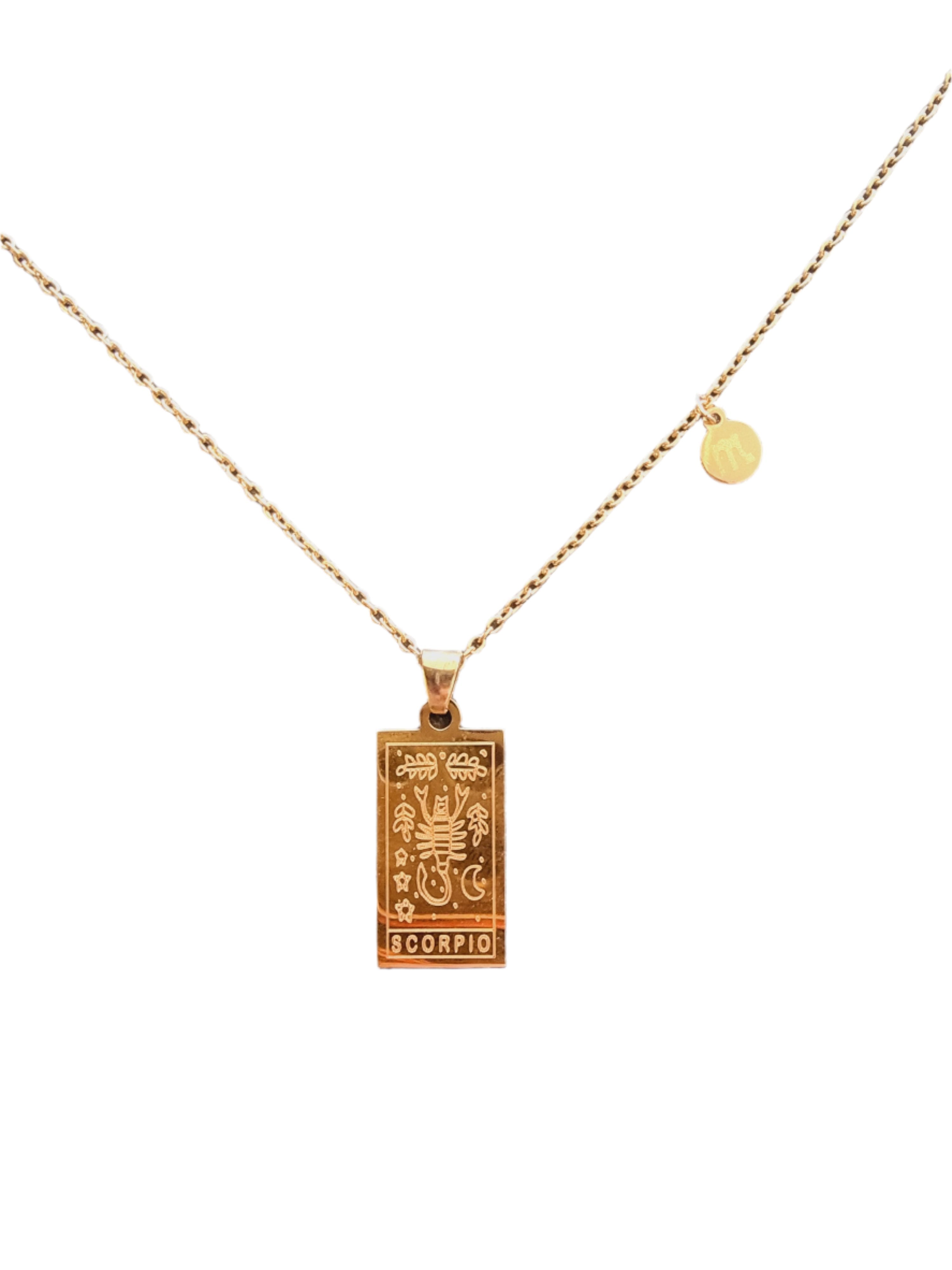 Scorpio Gold Necklace