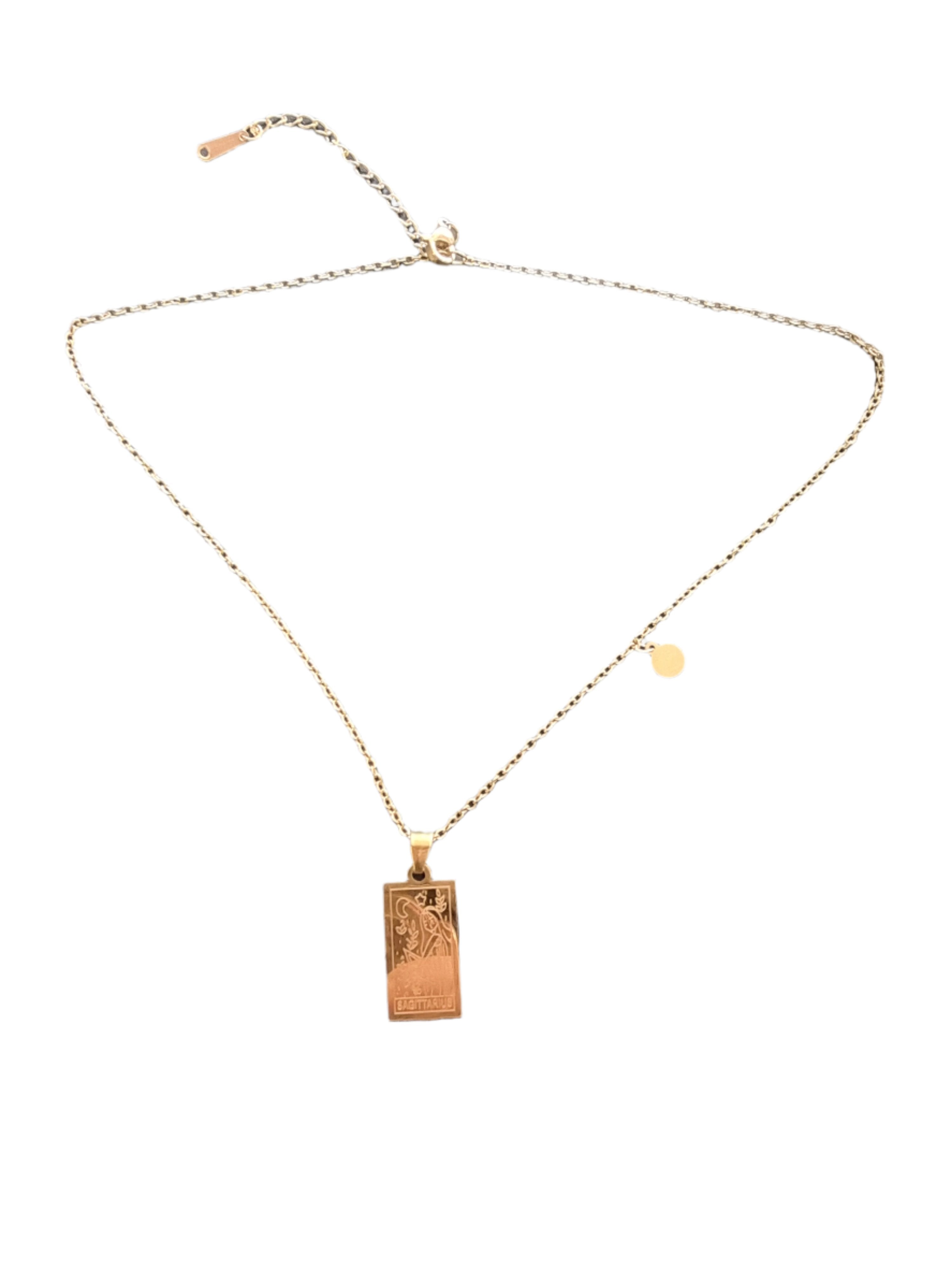 Sagittarius Gold Necklace