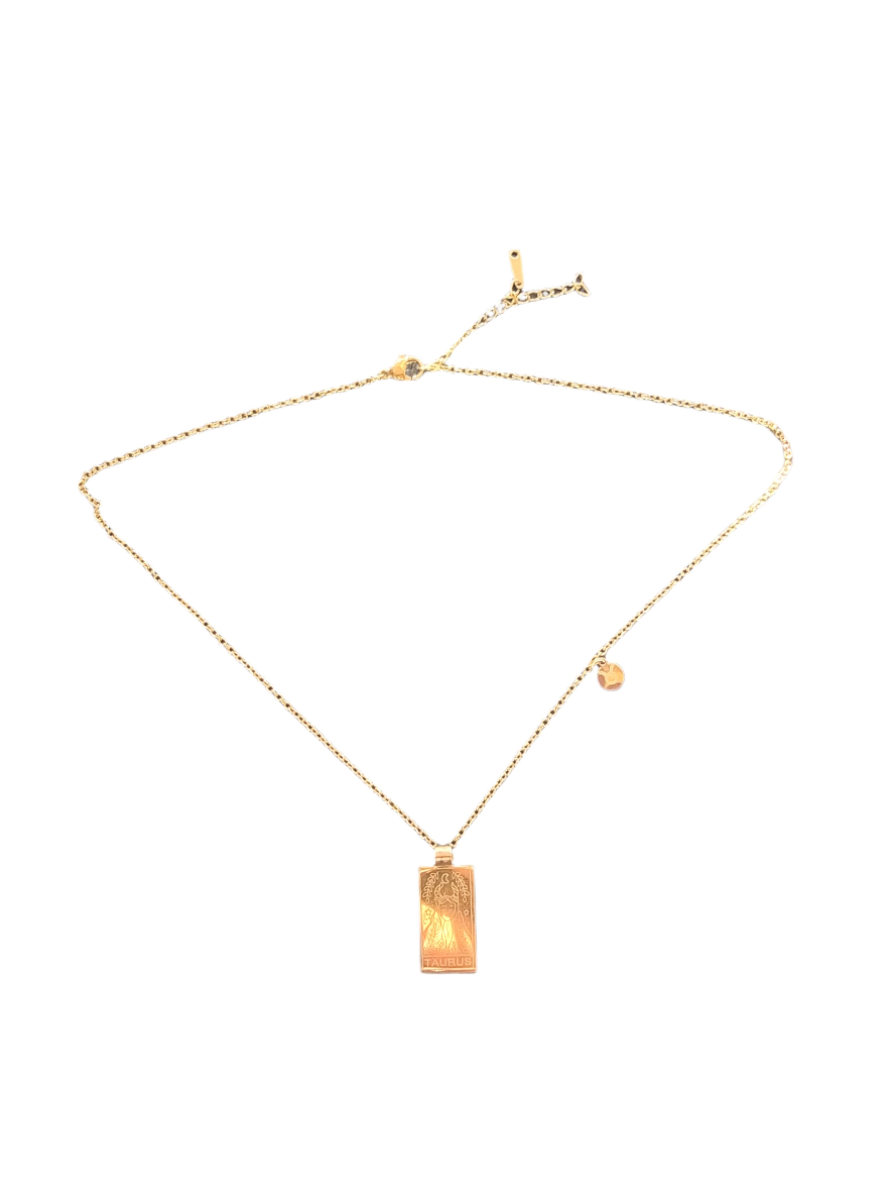 Taurus Gold Necklace