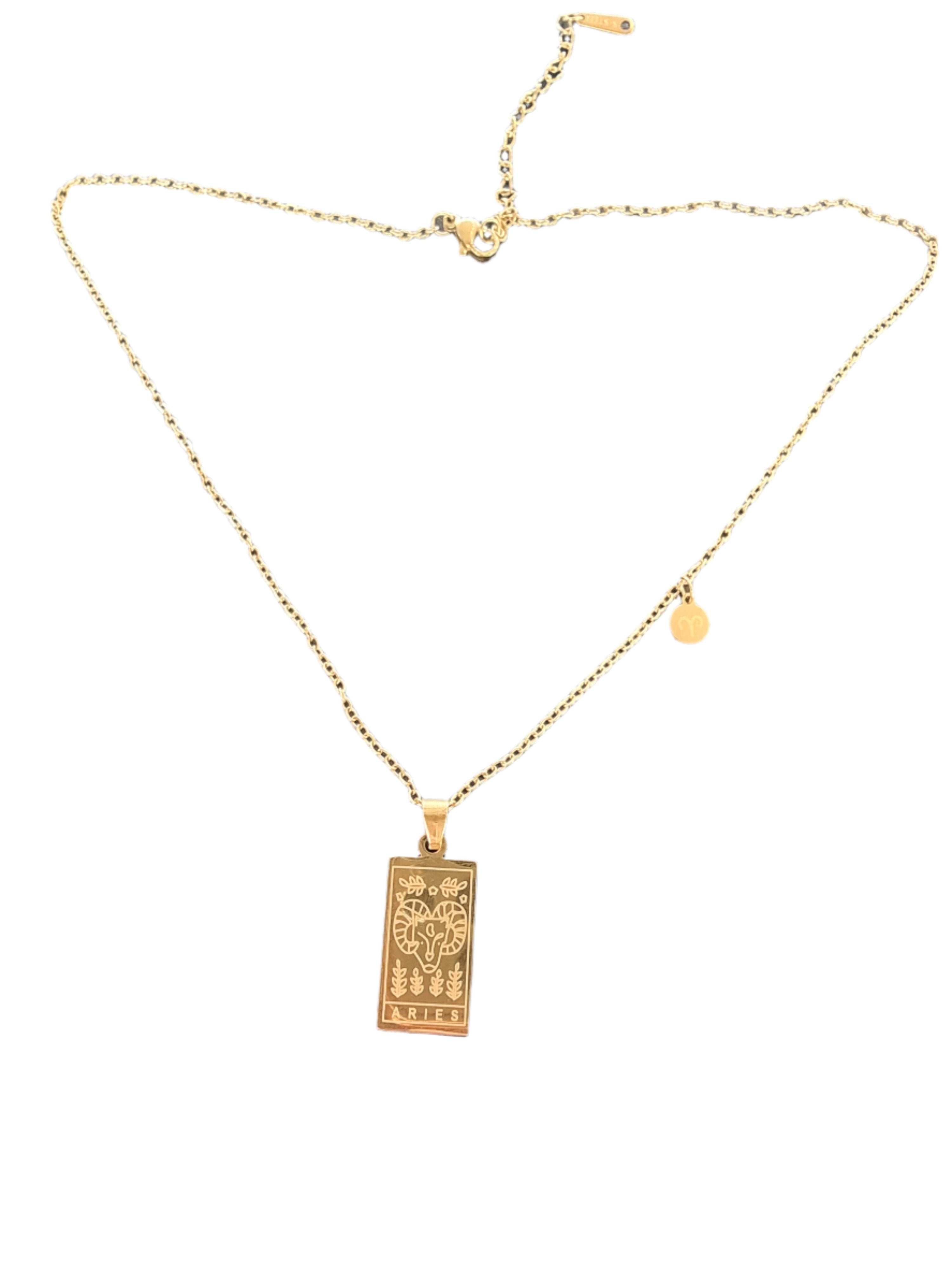 Aries Gold Necklace