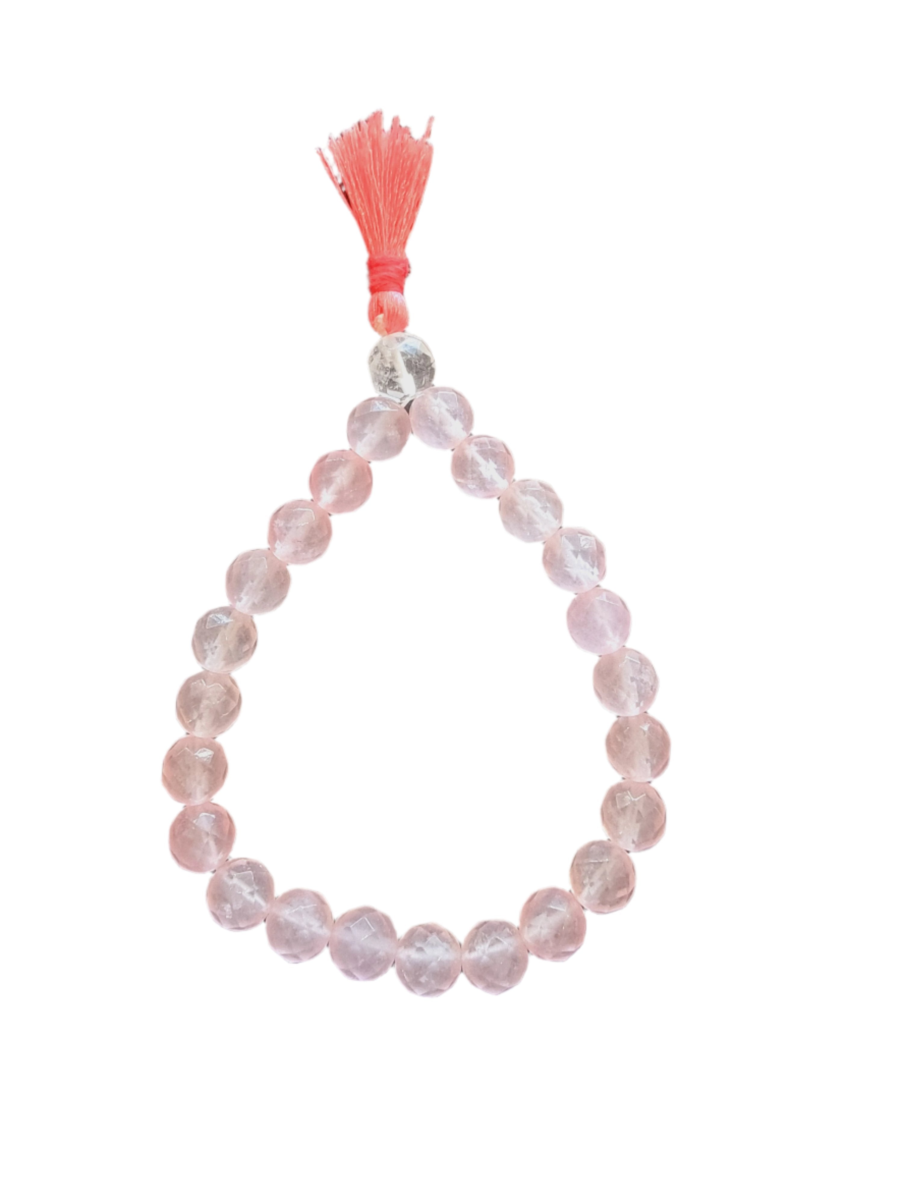 Rose Quartz Beaded Yoga Bracelet