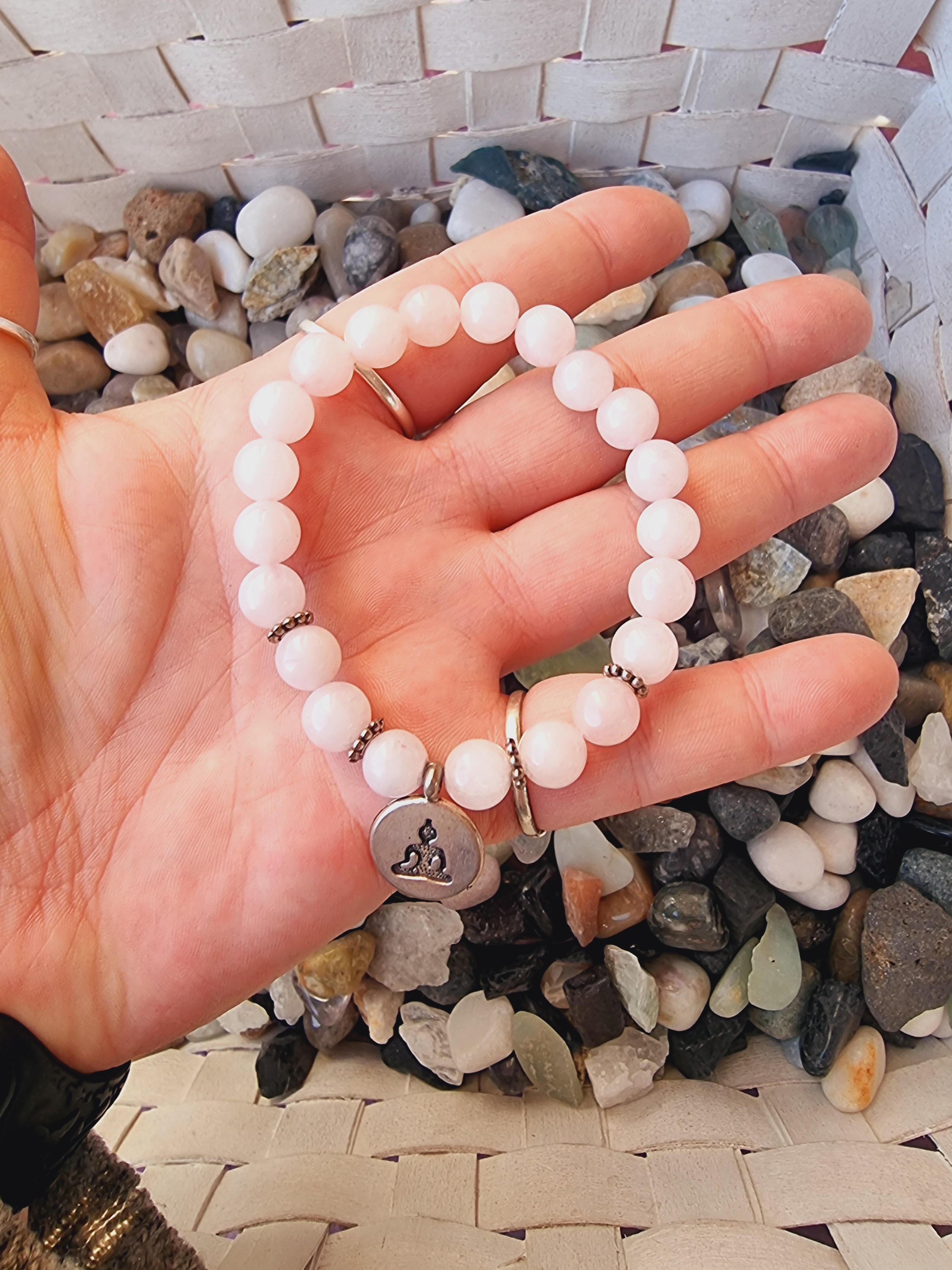 Rose Quartz Buddha Bracelet