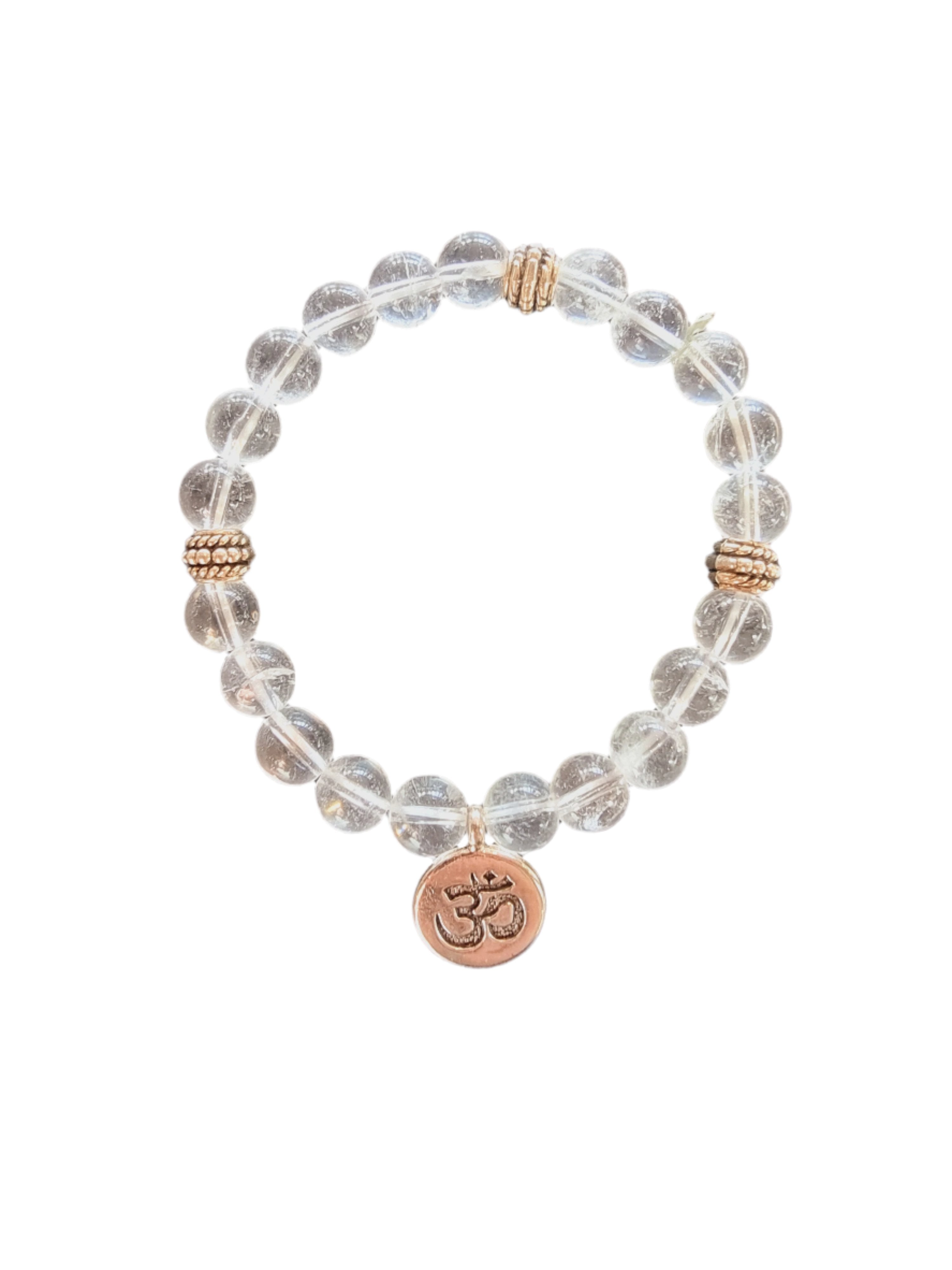 Clear Quartz Ohm Bracelet