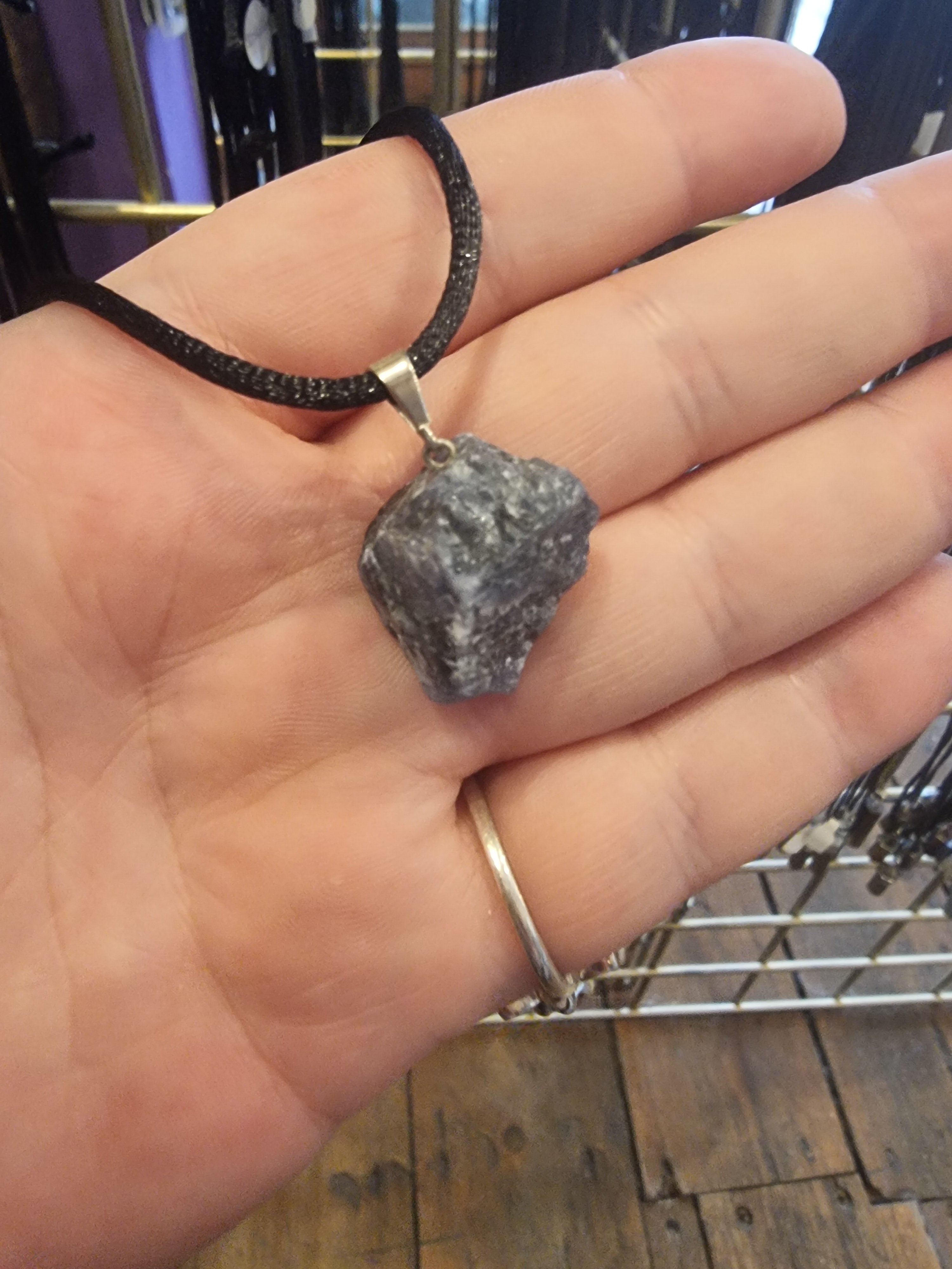 Sodalite Raw Pendant