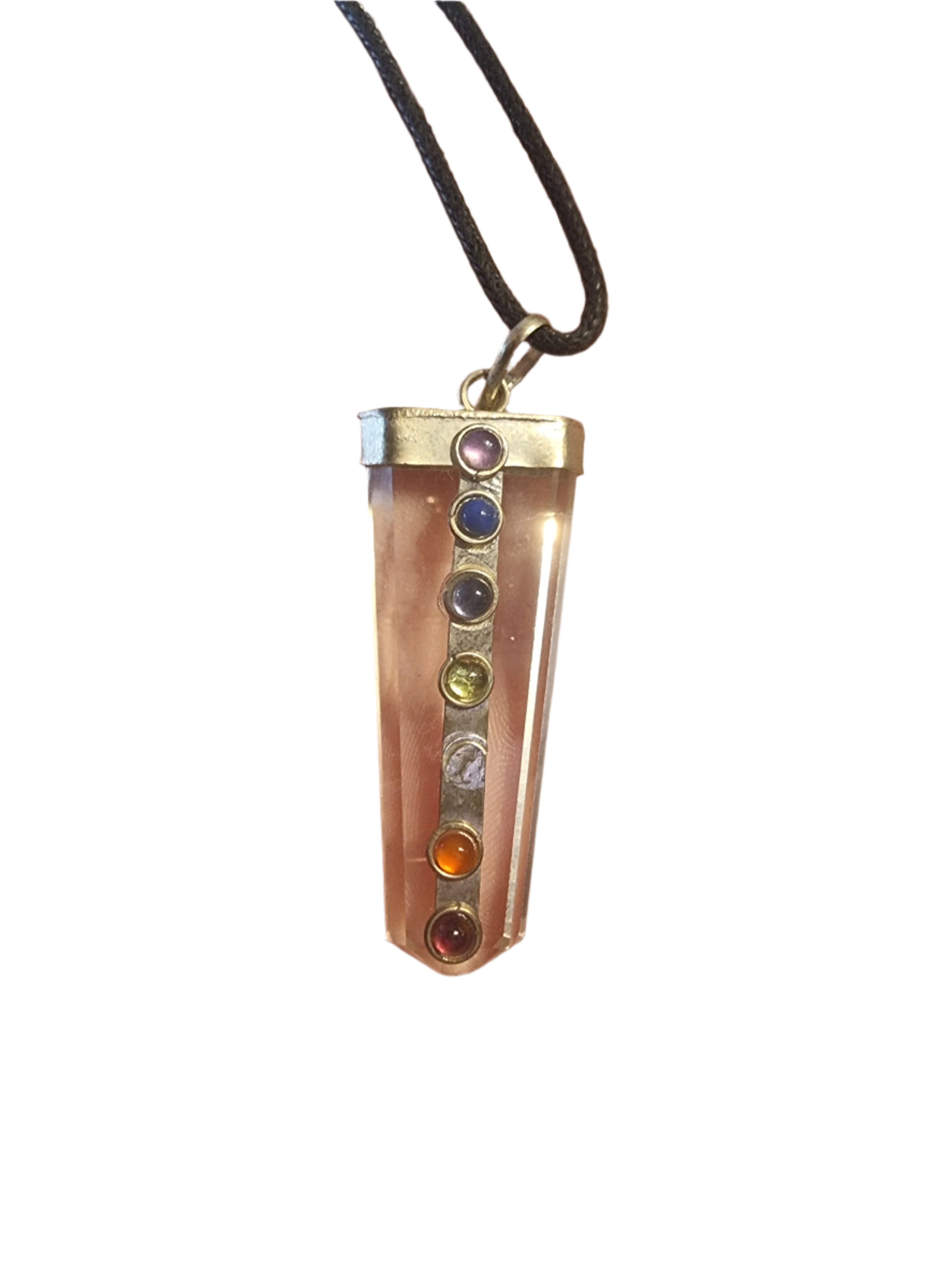 Clear Quartz Chakra Pendant