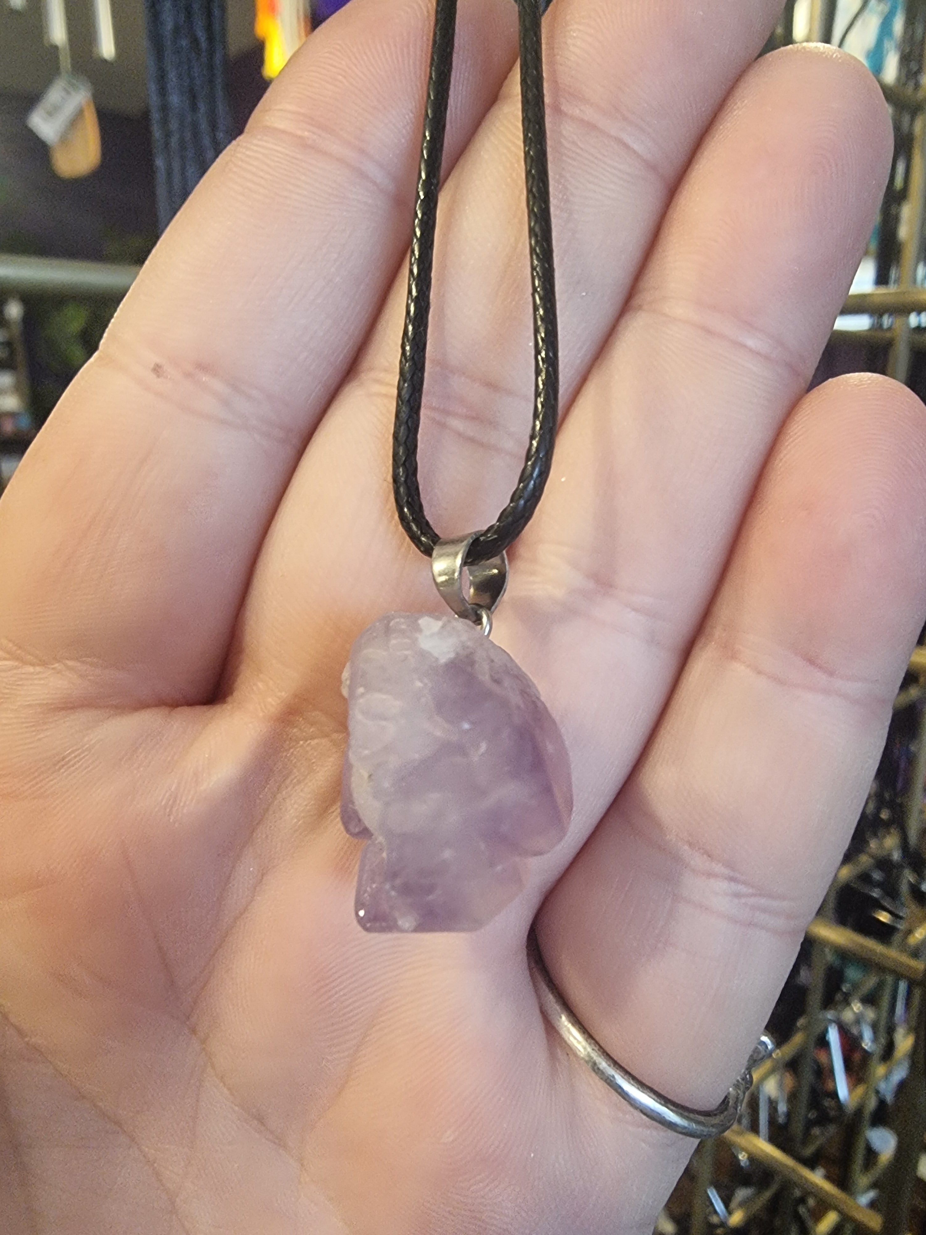 Amethyst Raw Pendant