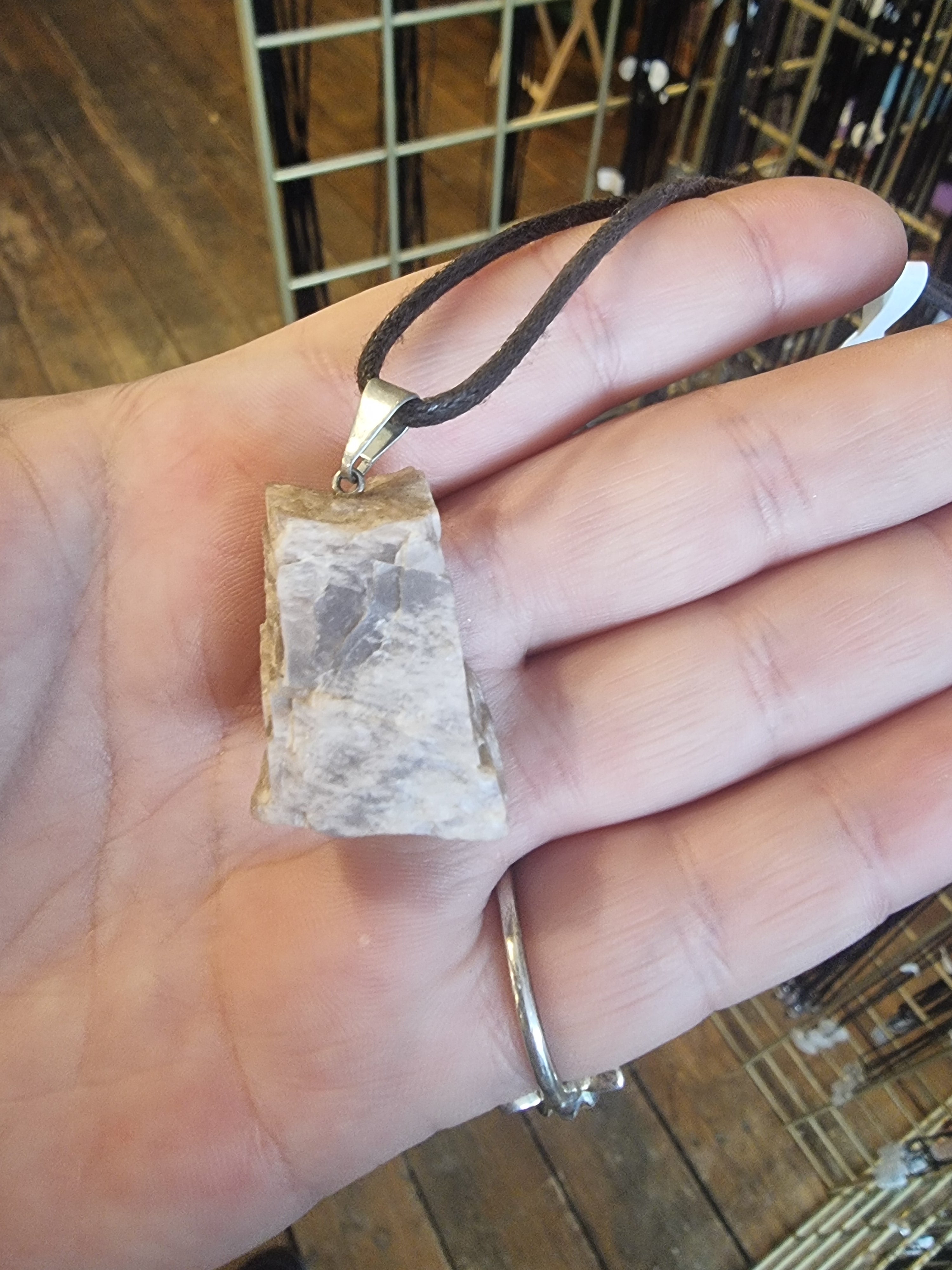 Moonstone Raw Pendant