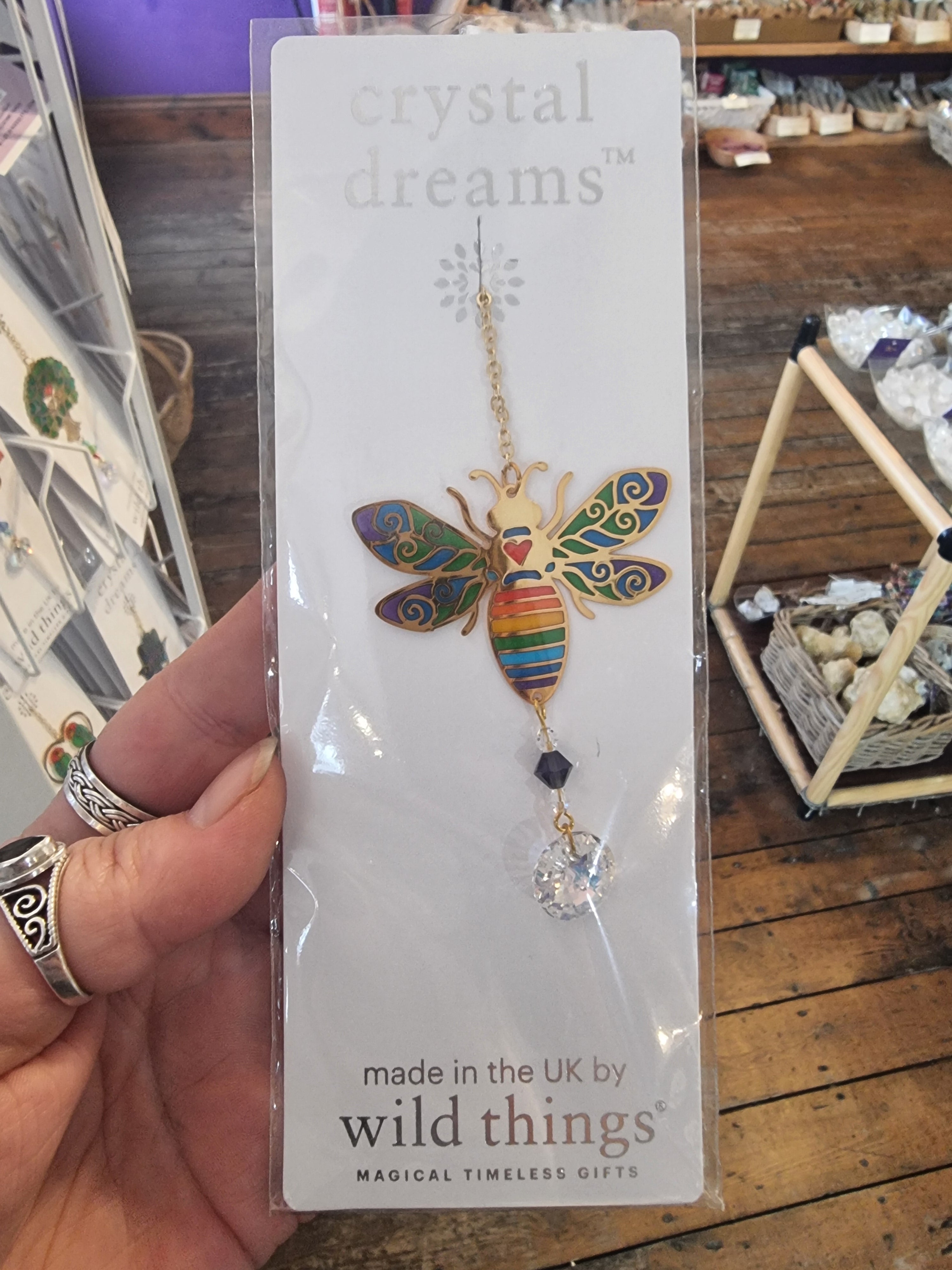 Bee Happy Charm