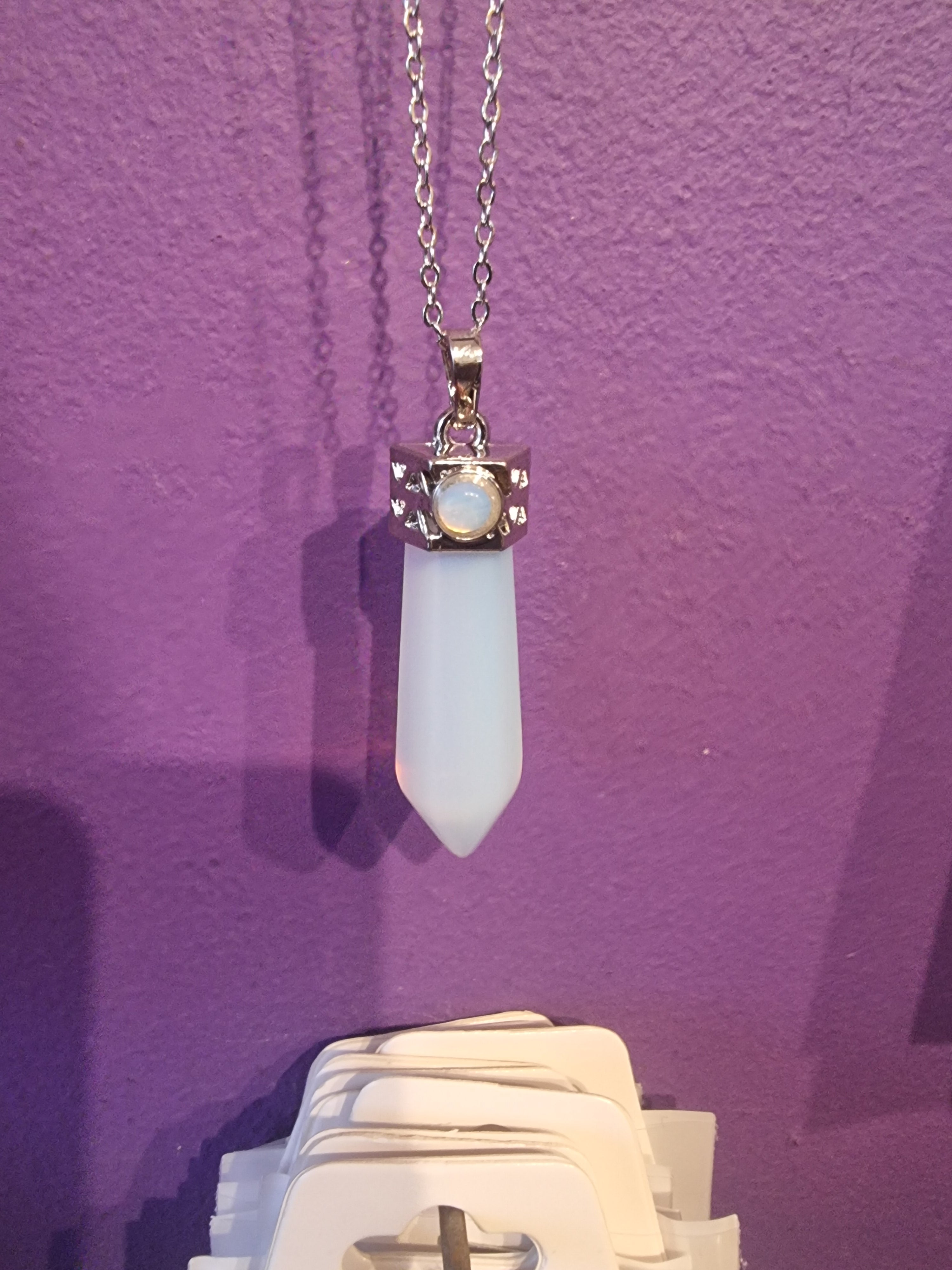 Opalite Wand Pendant