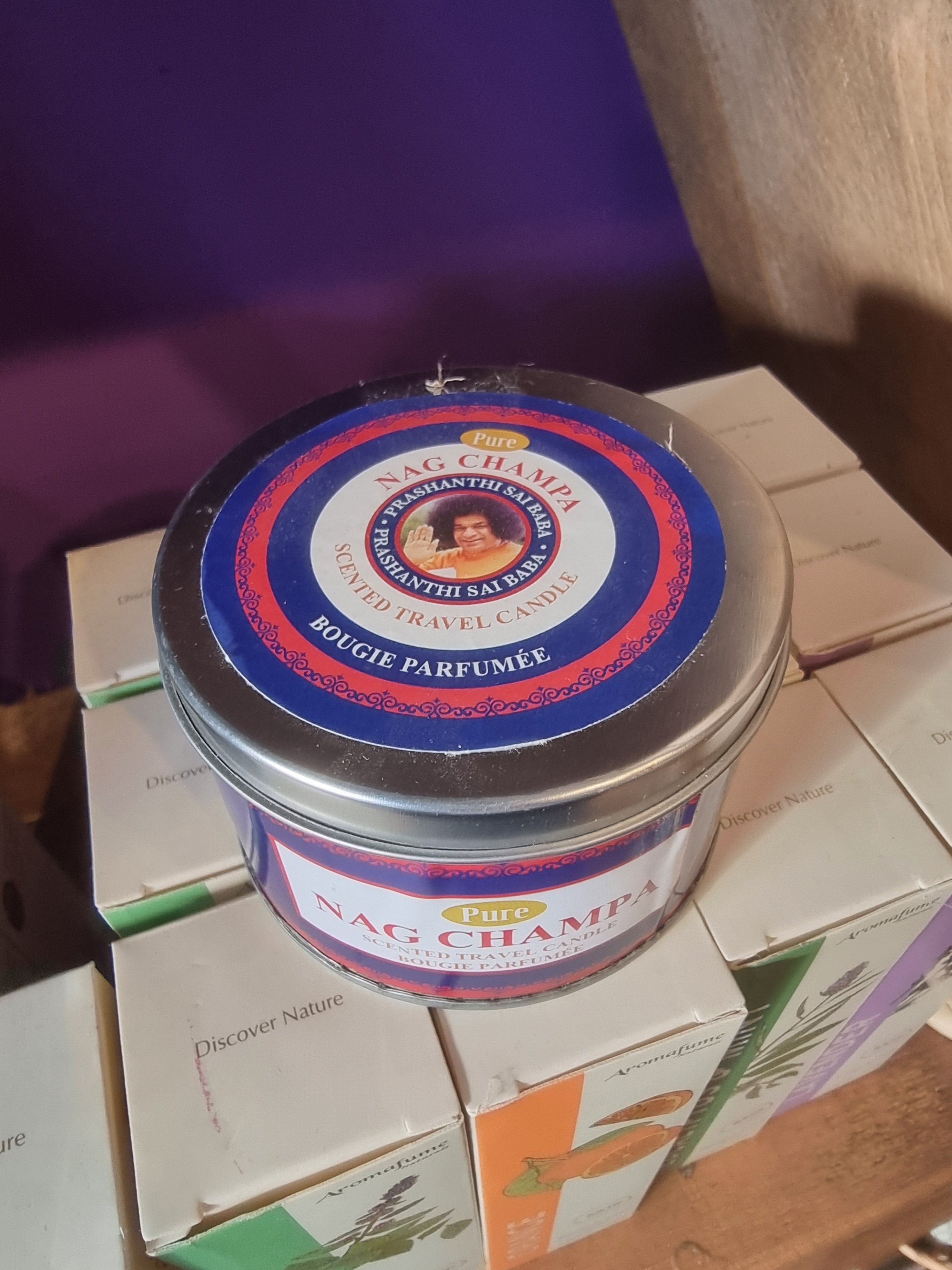 Nag Champa Tin Candle