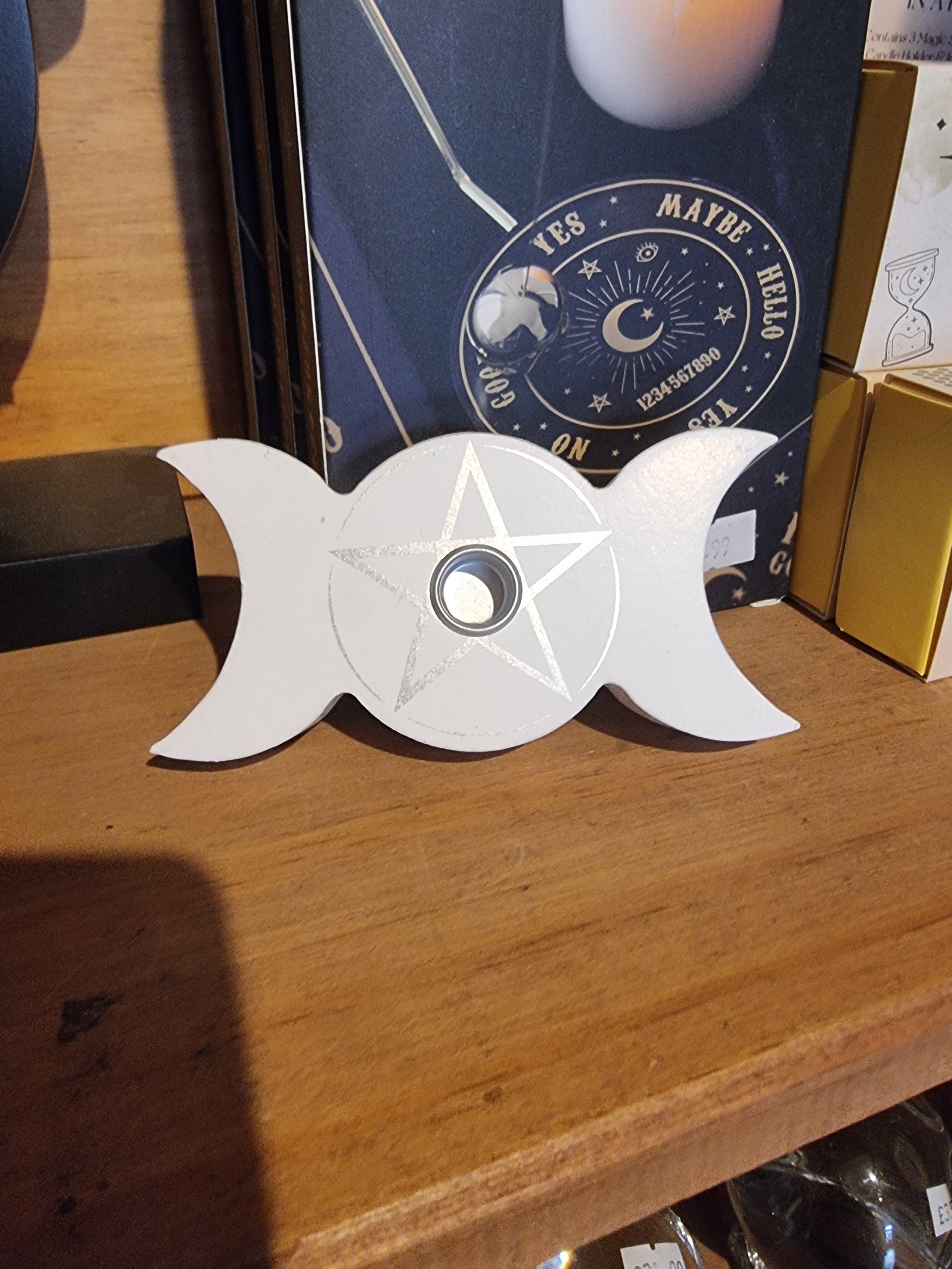 Triple Moon Candle Holder