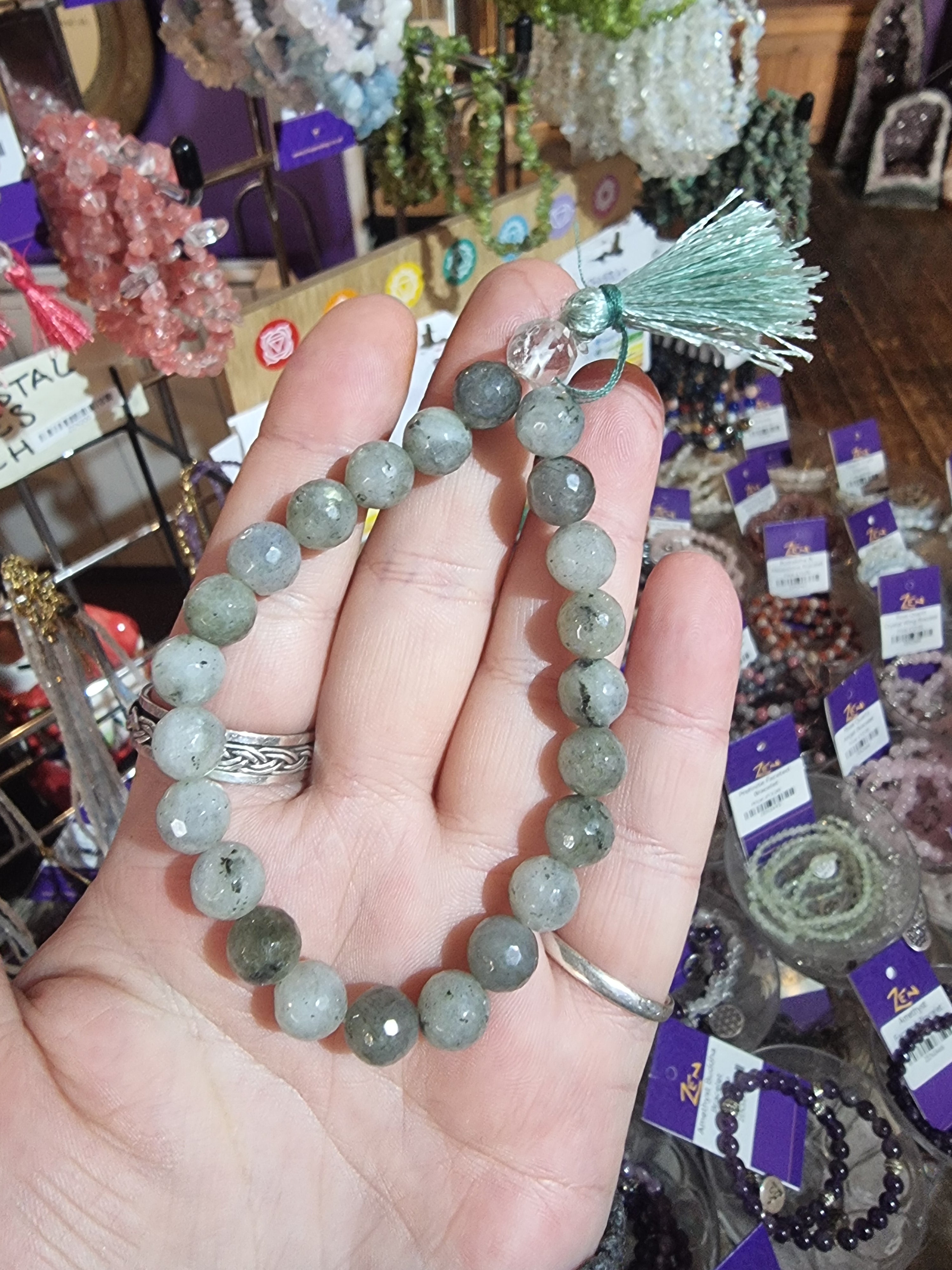 Labradorite Yoga Bracelet